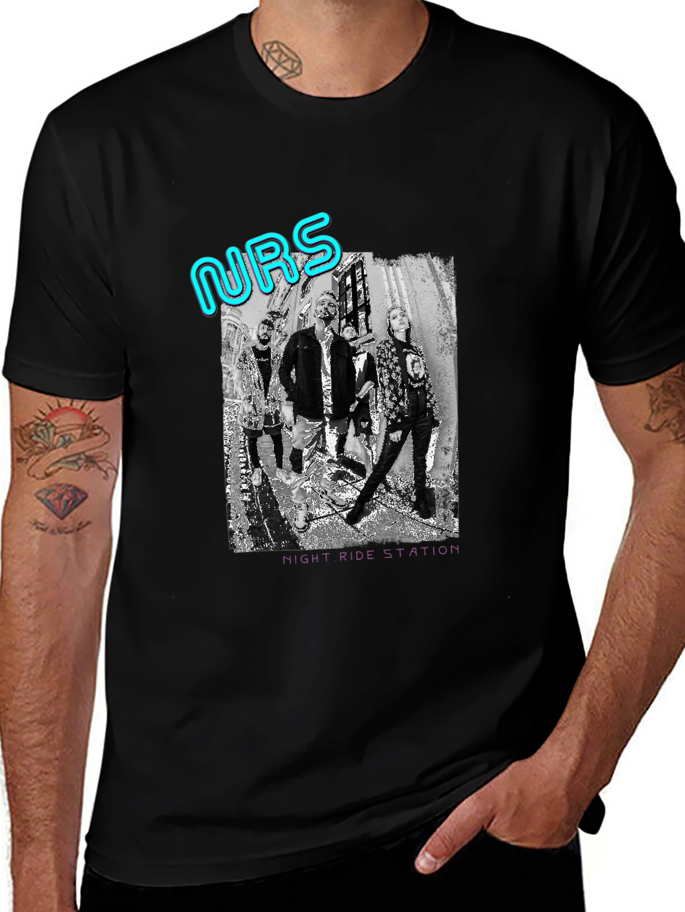 Night Riots Station Graphic Tee