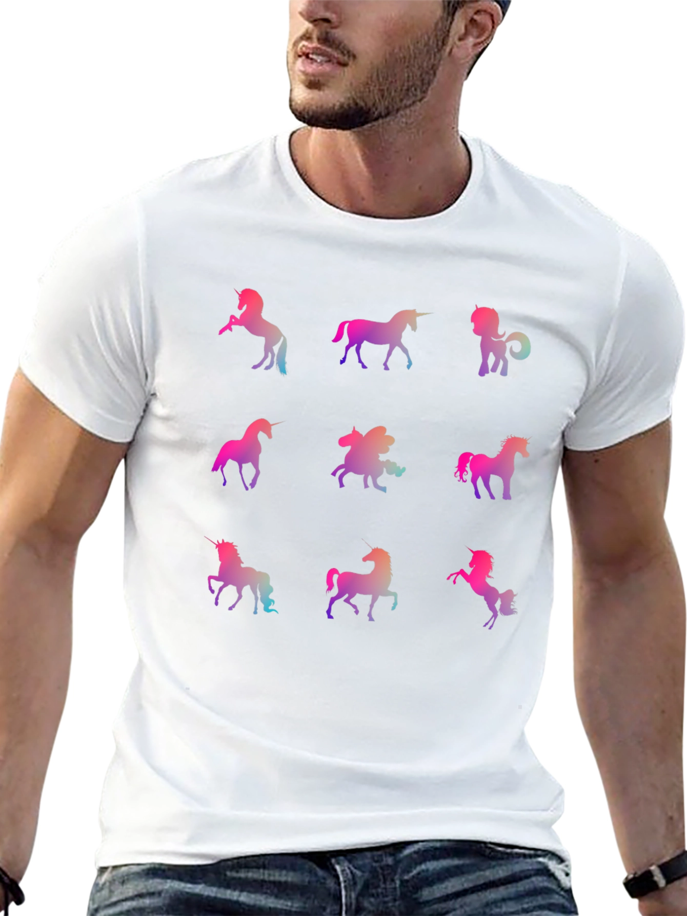 Unicorn Silhouette Graphic Tee