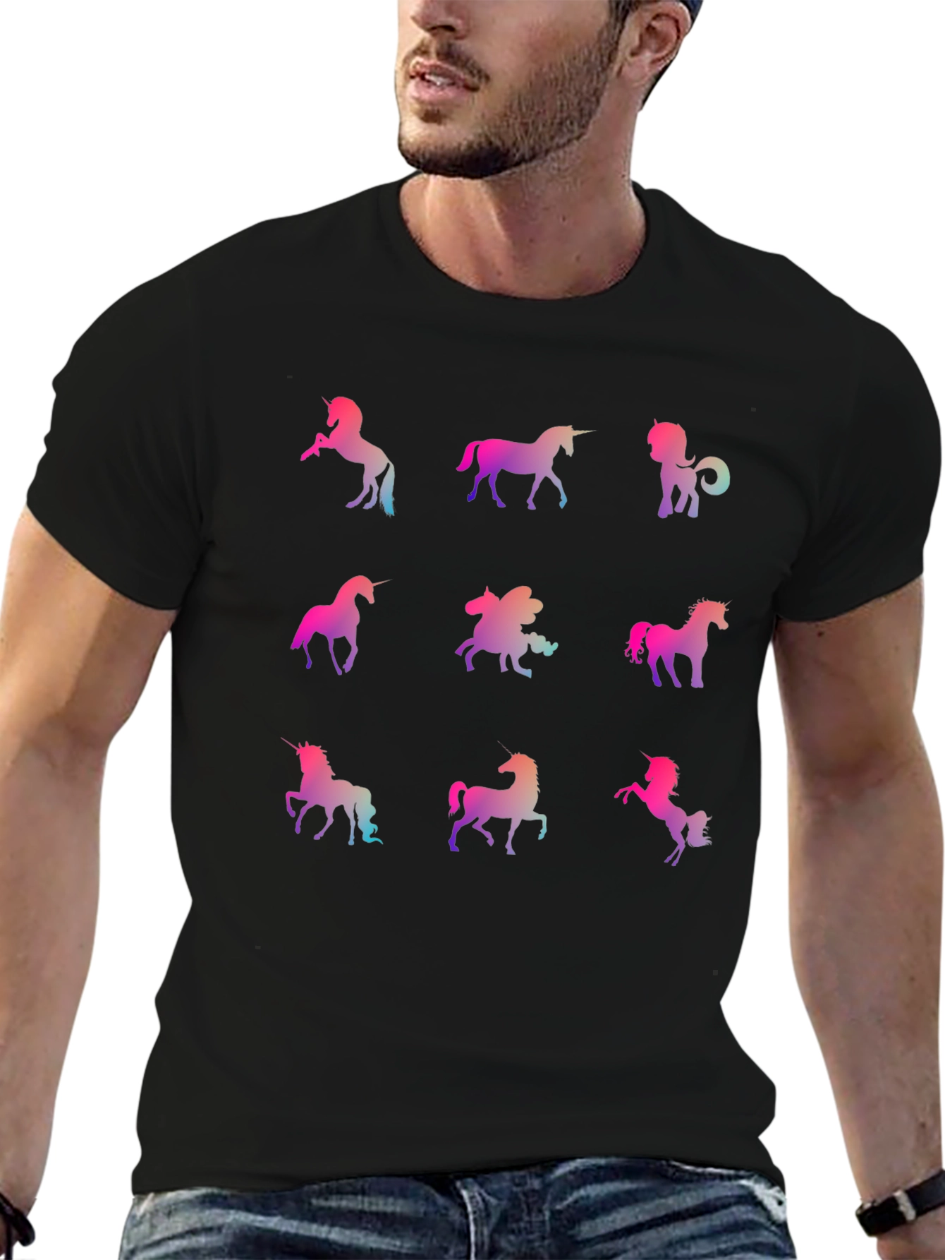Unicorn Silhouette Graphic Tee