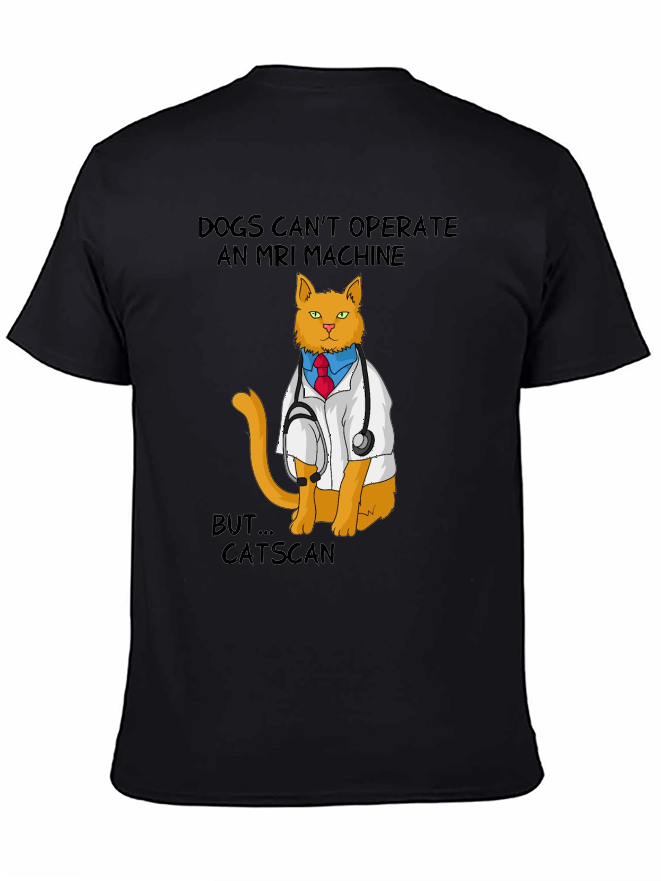 Funny Catscan T-Shirt - Veterinarian Cat MRI Pun