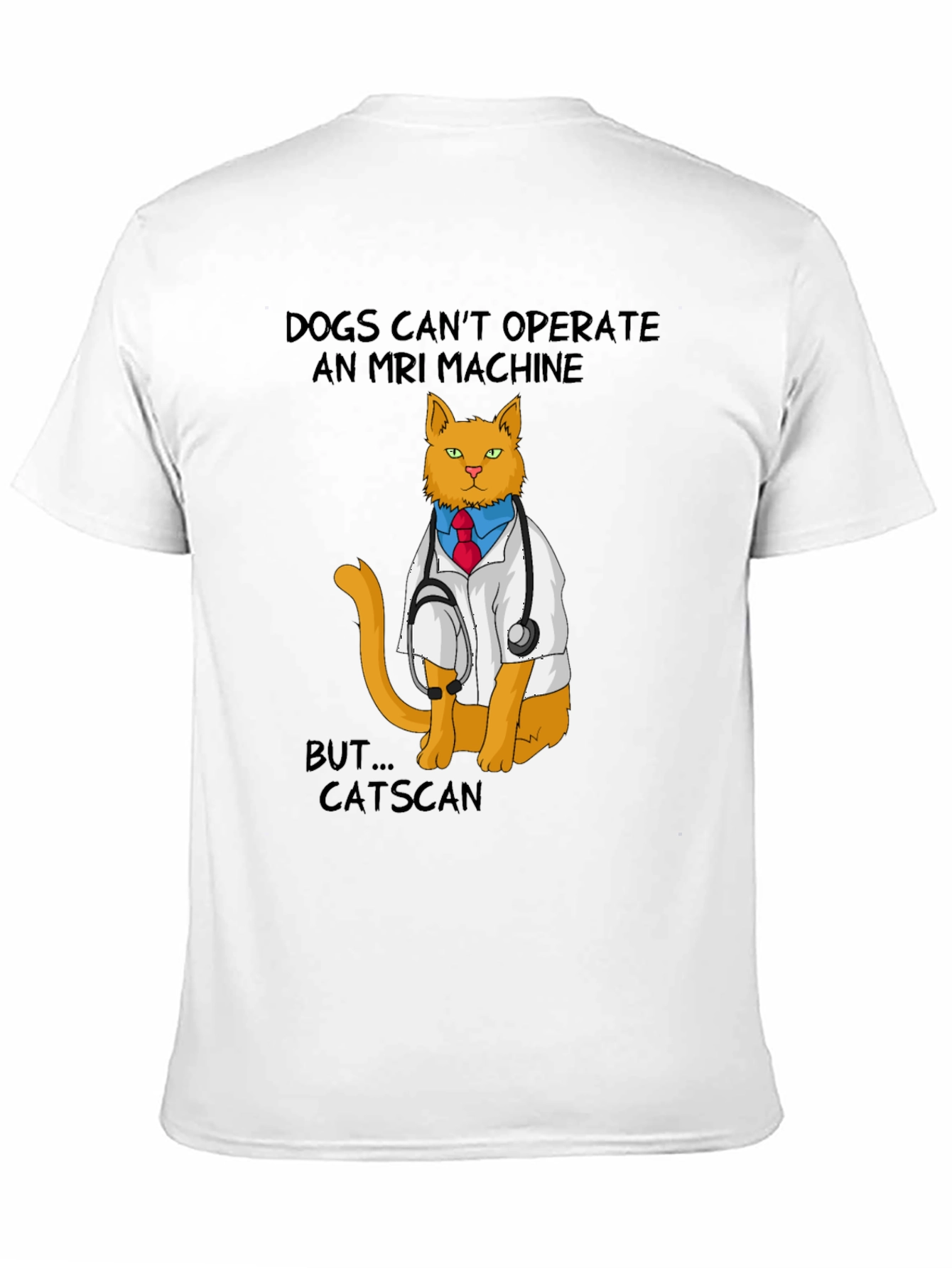 Funny Catscan T-Shirt - Veterinarian Cat MRI Pun