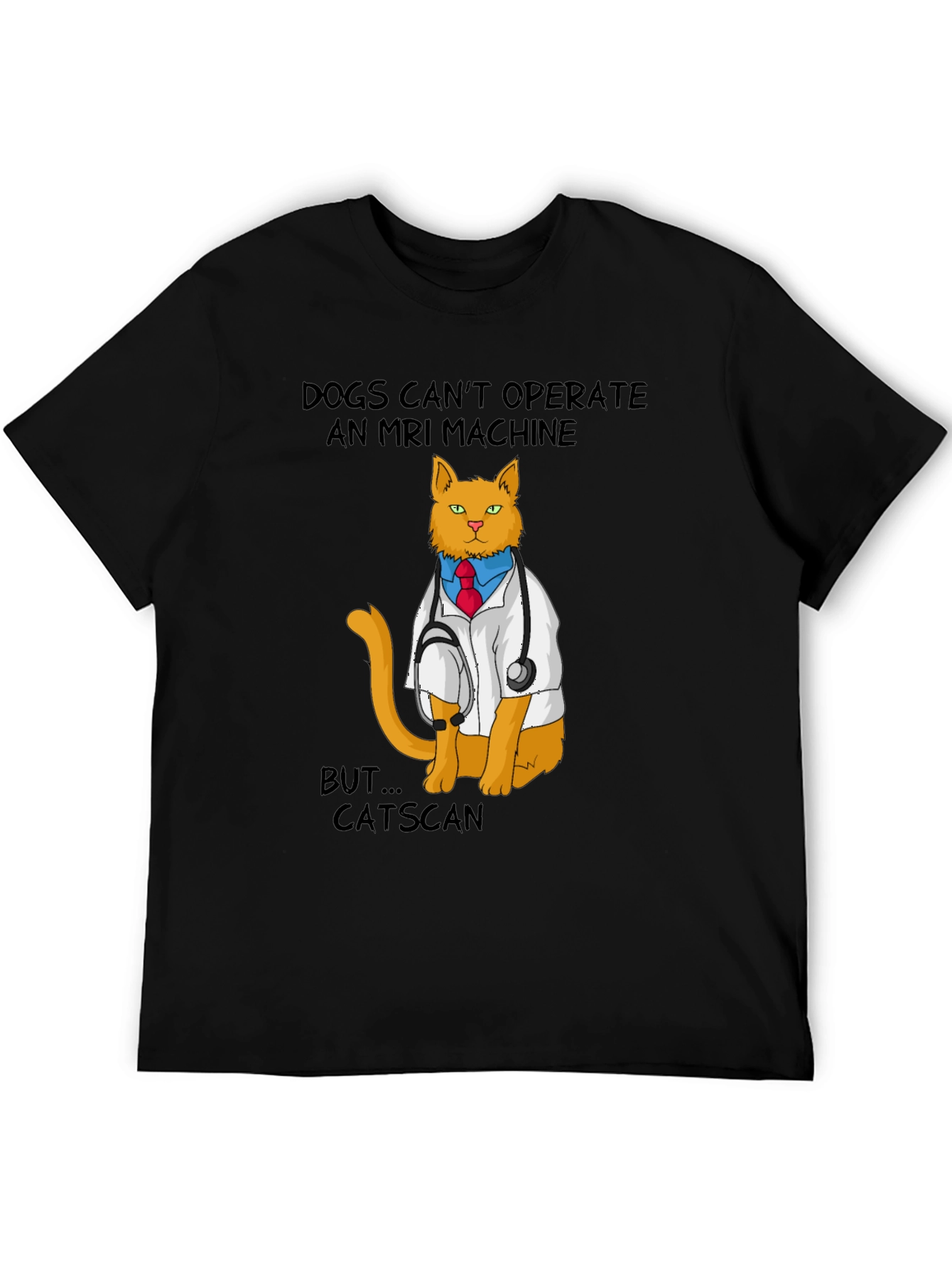Funny Catscan T-Shirt - Veterinarian Cat MRI Pun