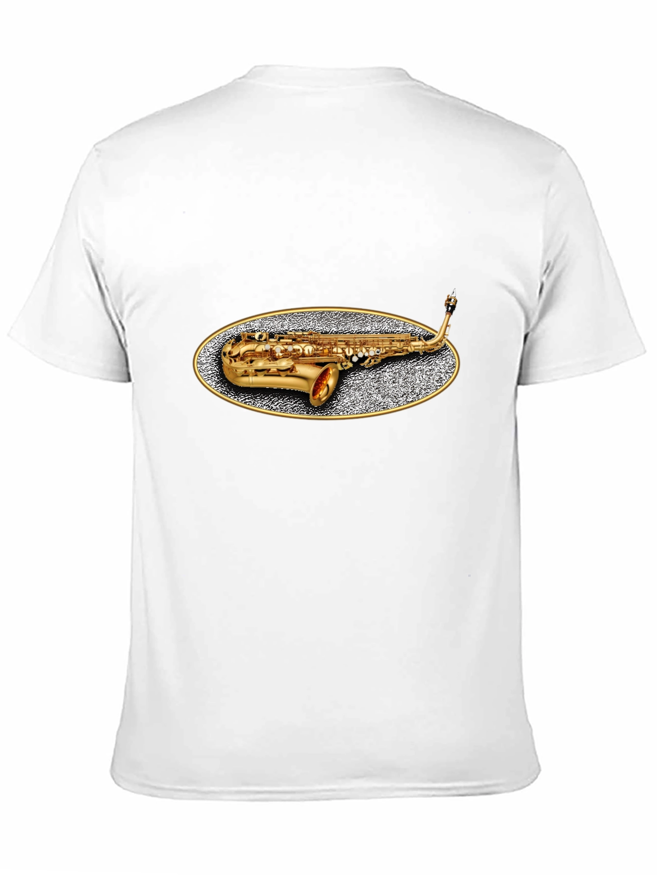 Saxophone Graphic Tee - Musicians Black T-Shirt