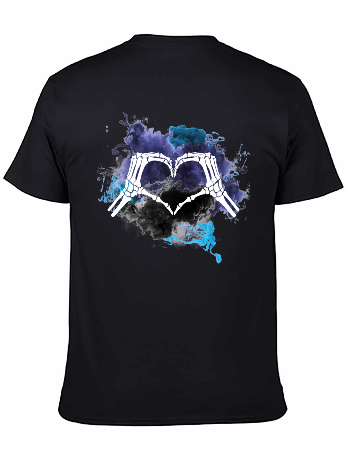 Skeleton Hand Heart Graphic Tee