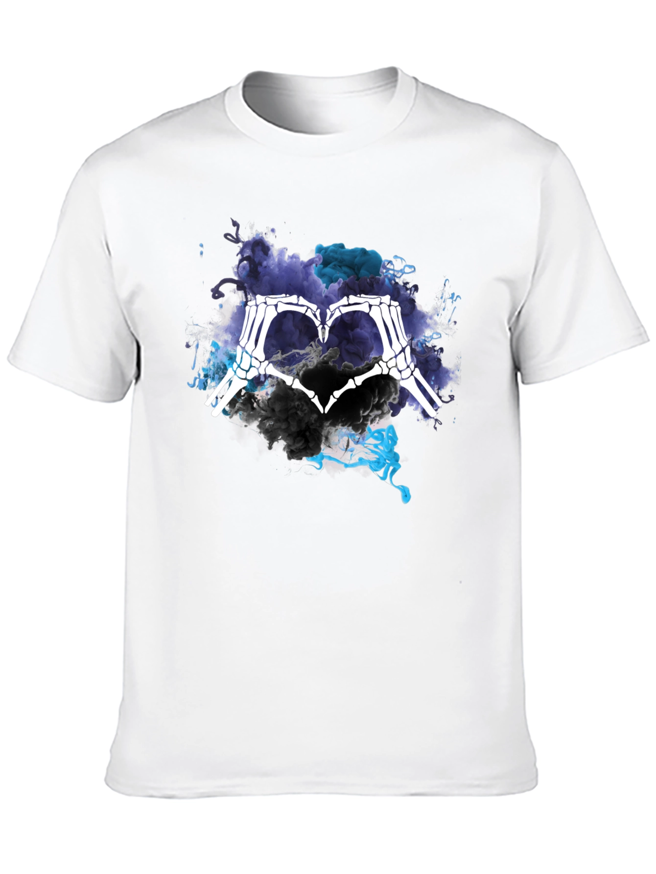 Skeleton Hand Heart Graphic Tee