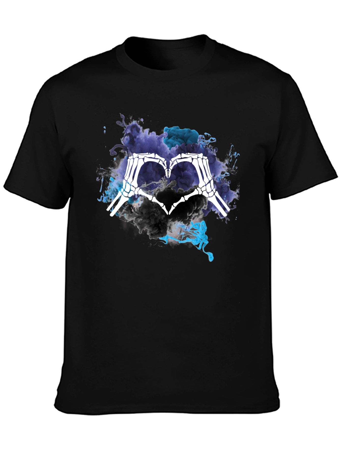 Skeleton Hand Heart Graphic Tee