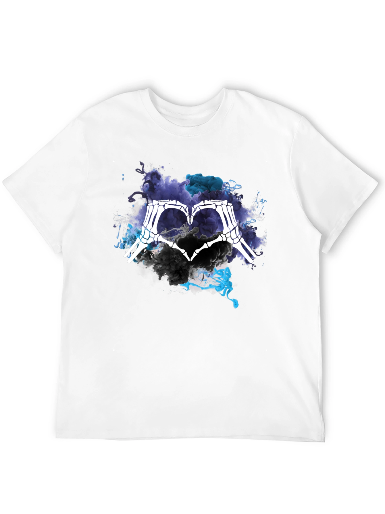 Skeleton Hand Heart Graphic Tee