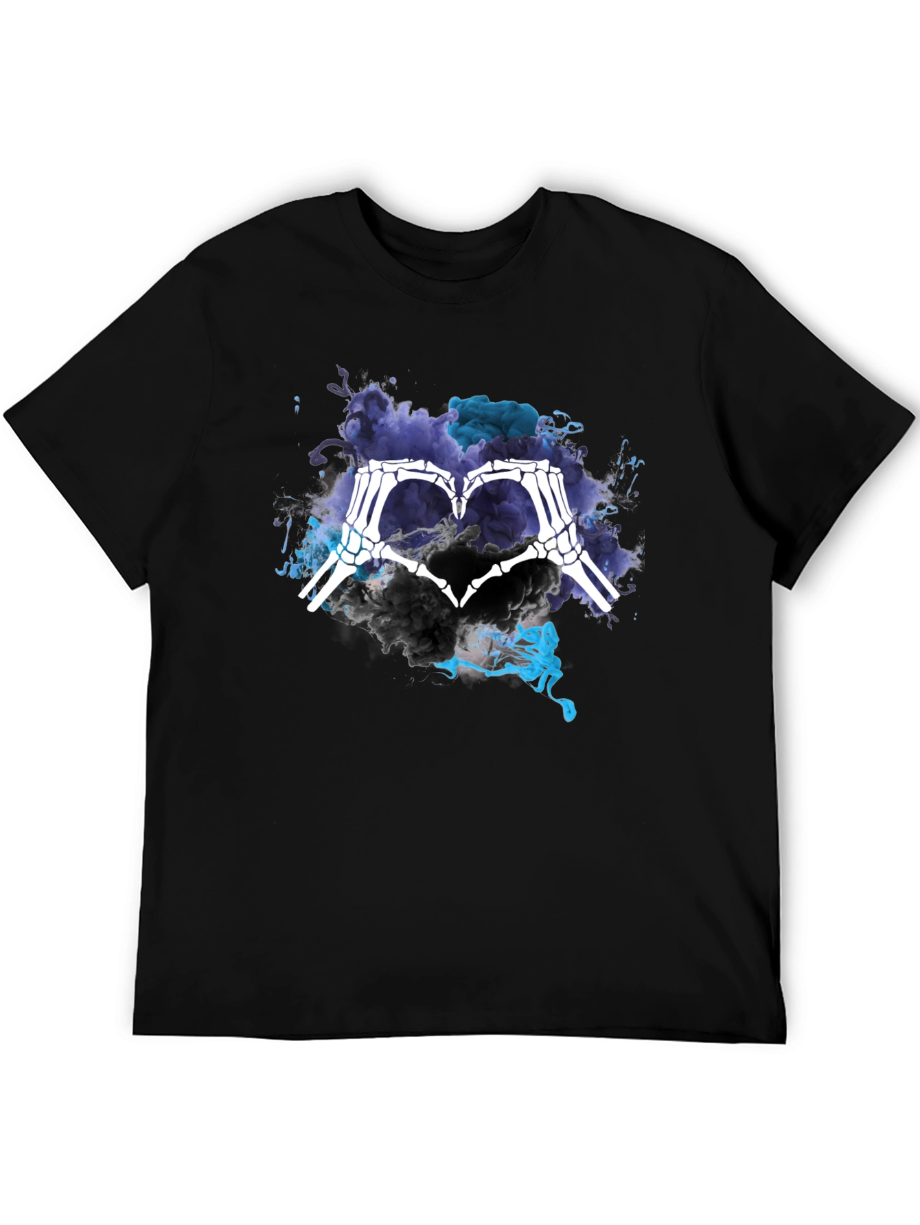 Skeleton Hand Heart Graphic Tee