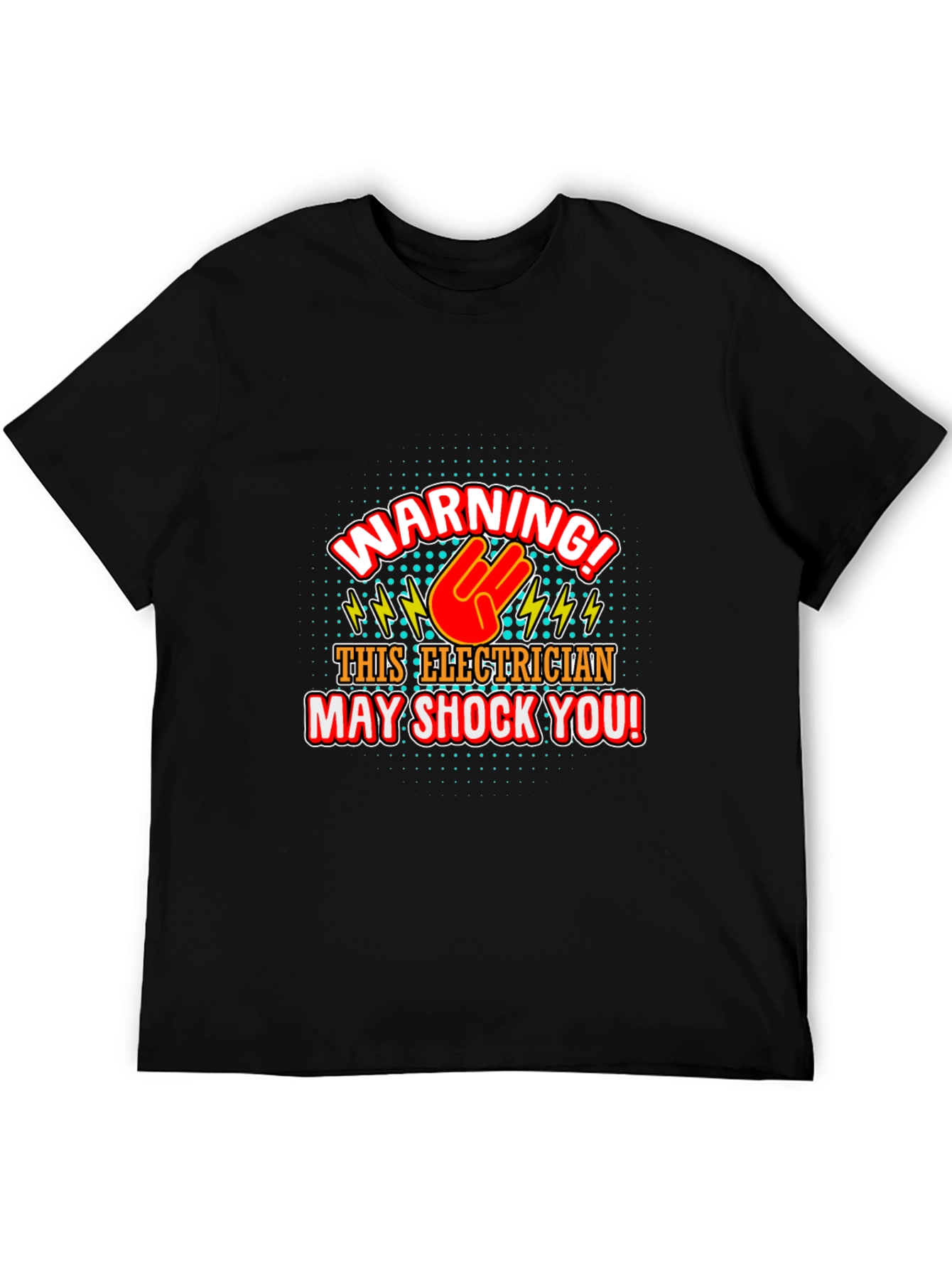 Electrician Warning T-Shirt - Shocking Humor!