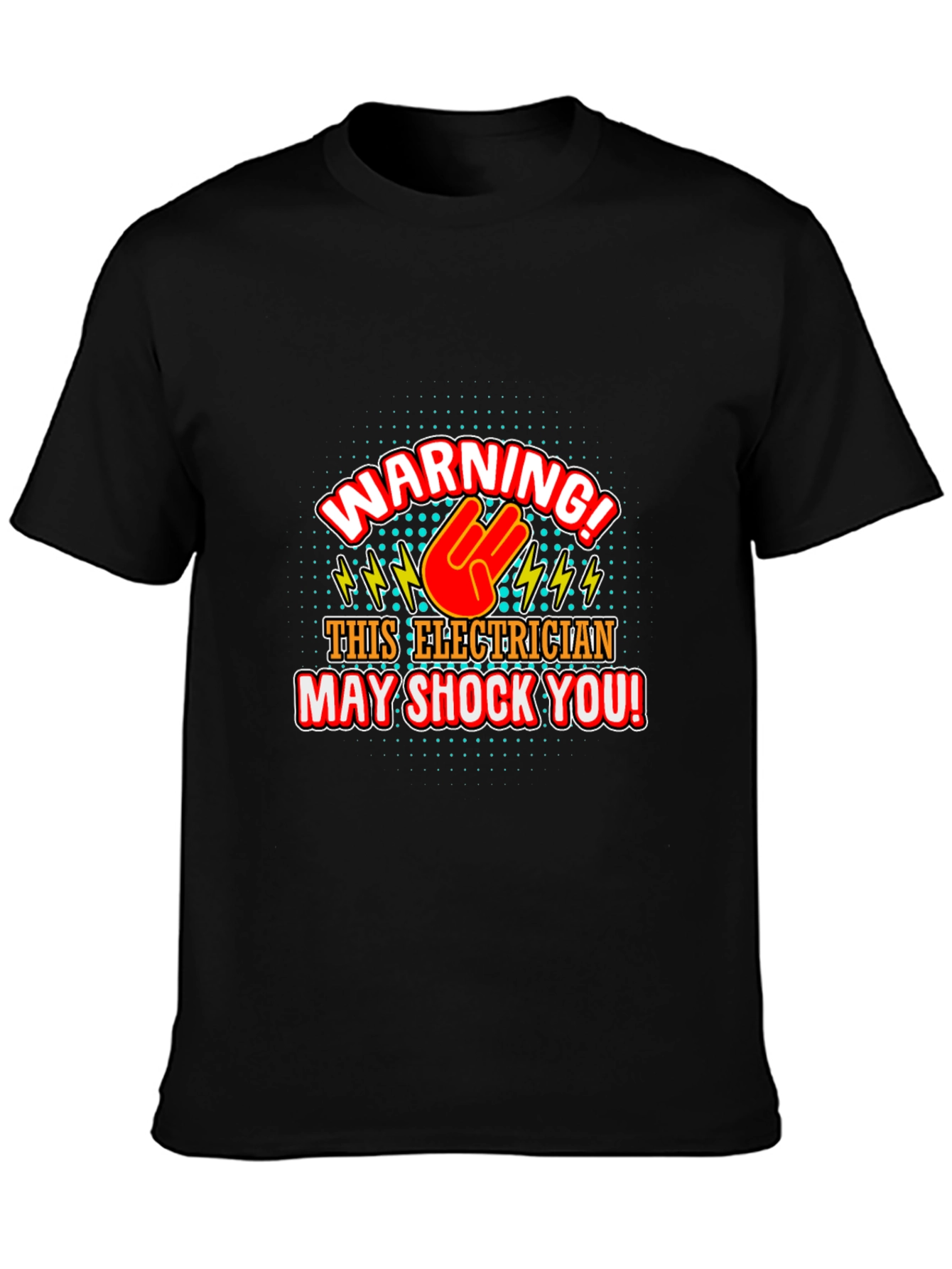 Electrician Warning T-Shirt - Shocking Humor!