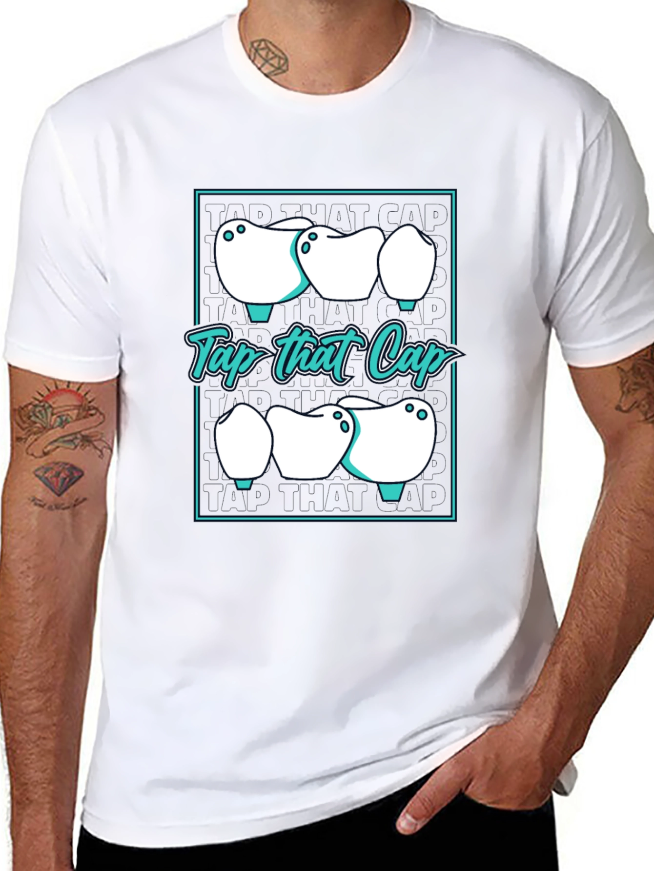 Tap That Cap T-Shirt - Dental Humor Tee