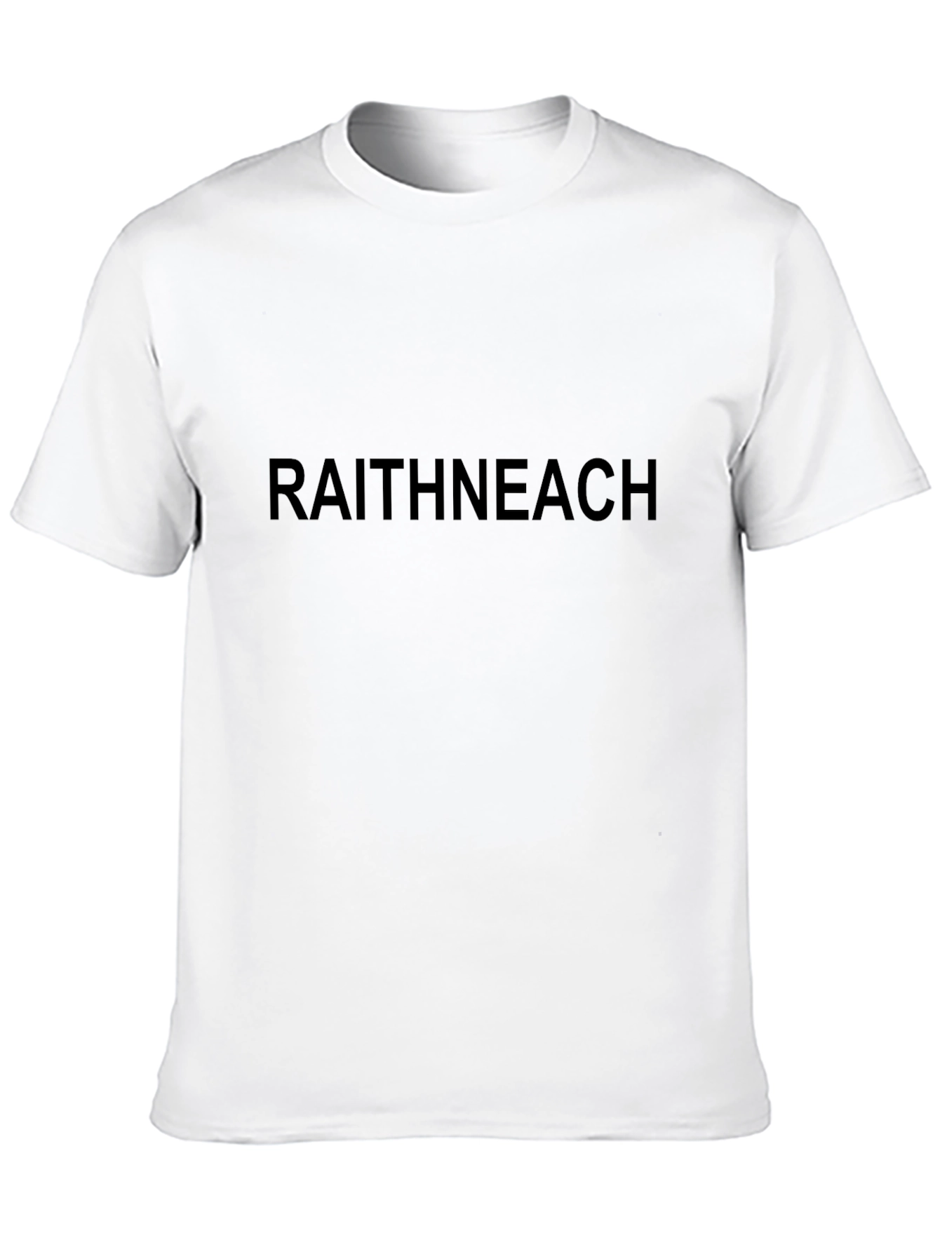 Raithneach T-Shirt - Classic Black Cotton Tee