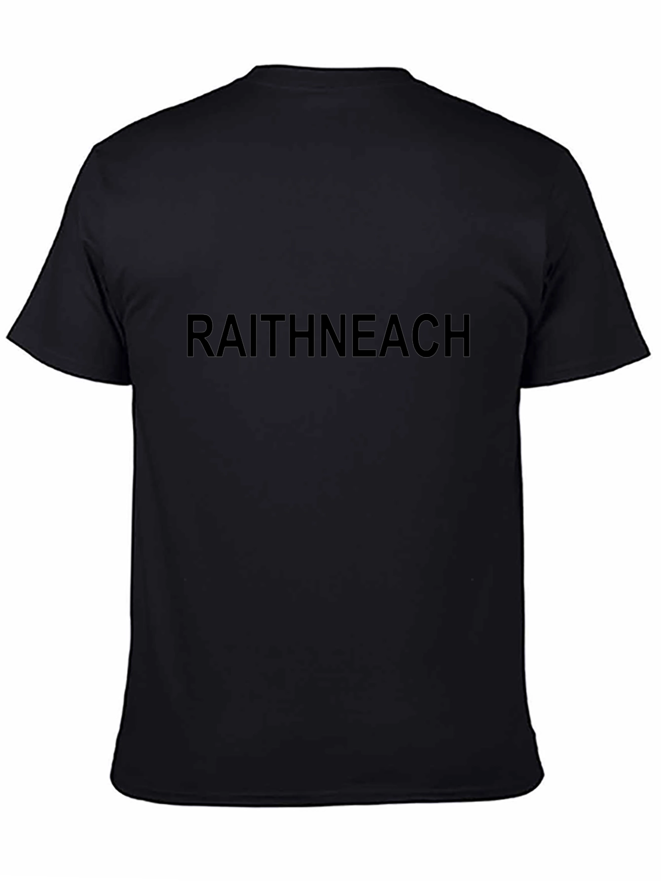 Raithneach T-Shirt - Classic Black Cotton Tee