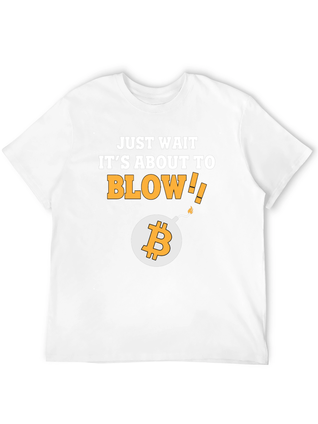 Bitcoin Blow Up Graphic T-Shirt Crypto Tee