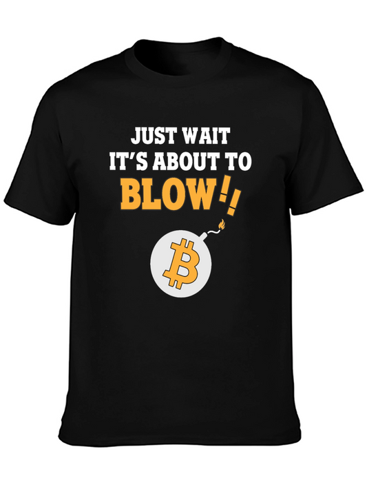 Bitcoin Blow Up Graphic T-Shirt Crypto Tee