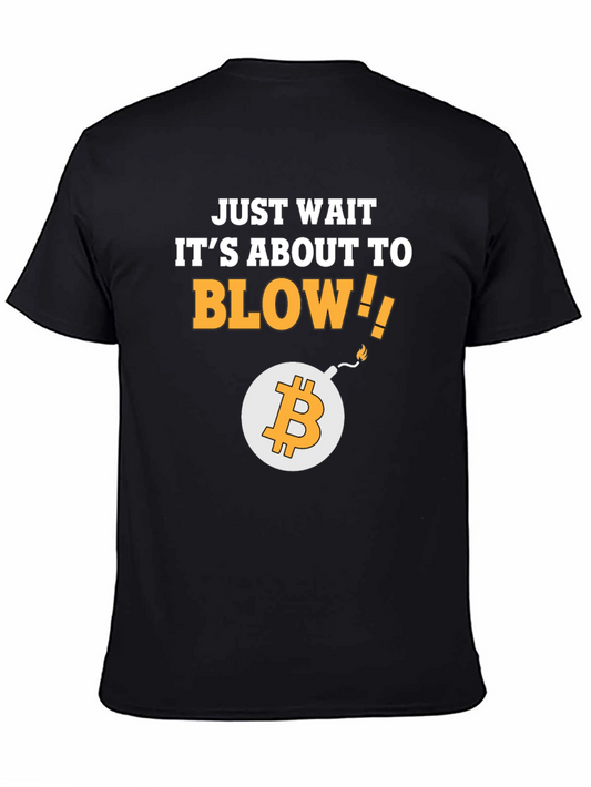 Bitcoin Blow Up Graphic T-Shirt Crypto Tee