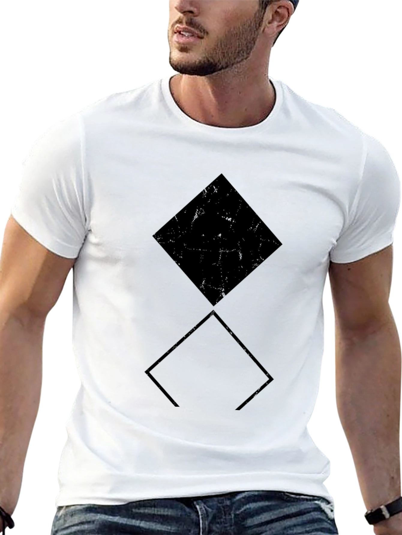 Black Diamond Graphic Tee - Casual Cool