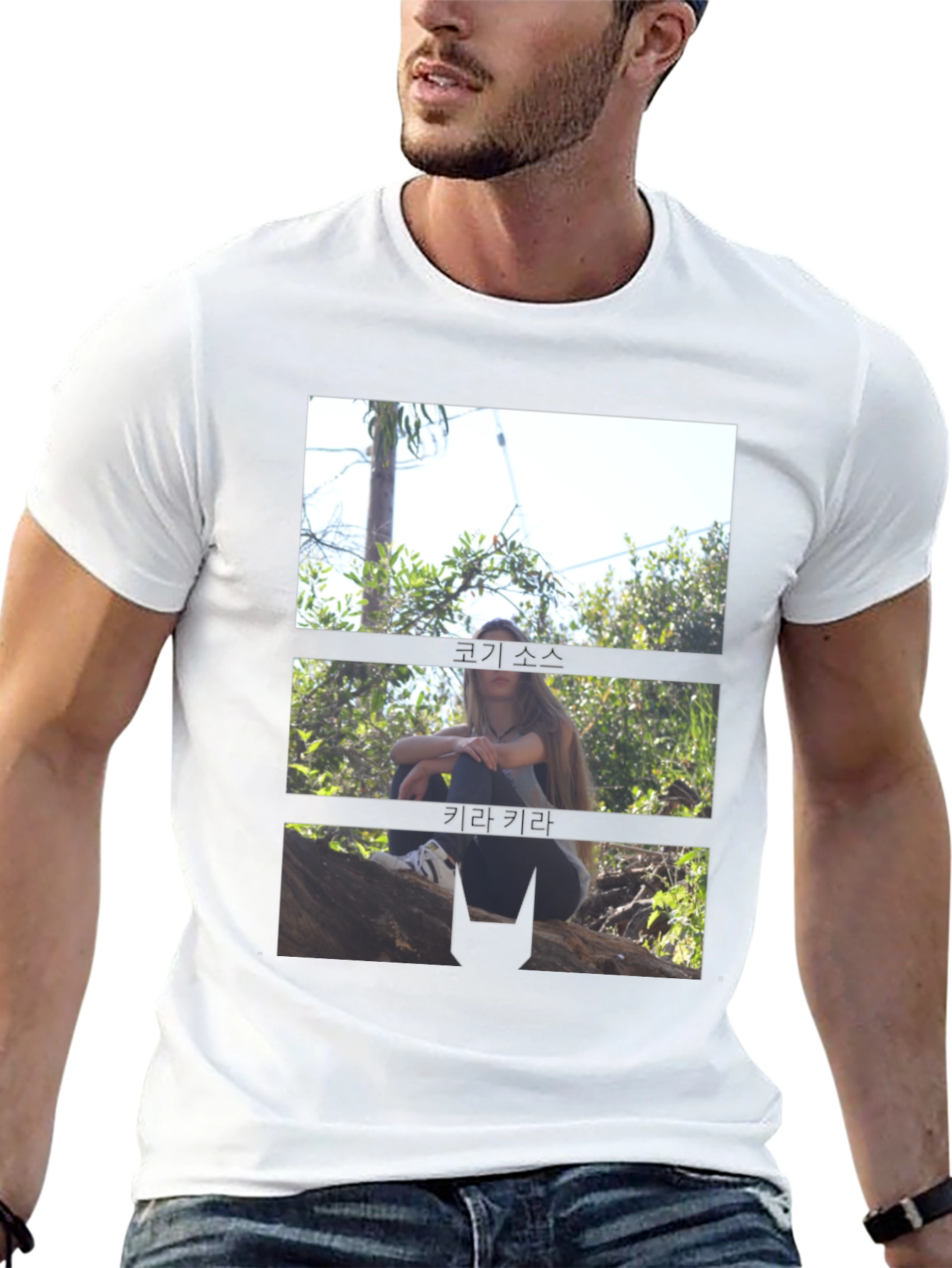 Unique Graphic Print T-Shirt