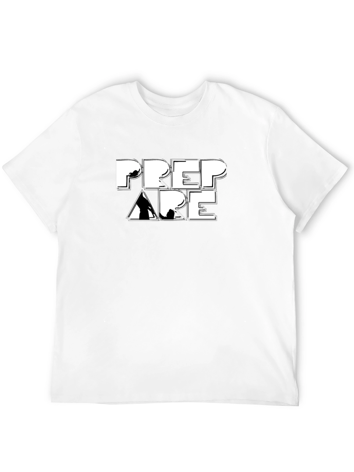Prepare Mountain Climbing Black T-Shirt