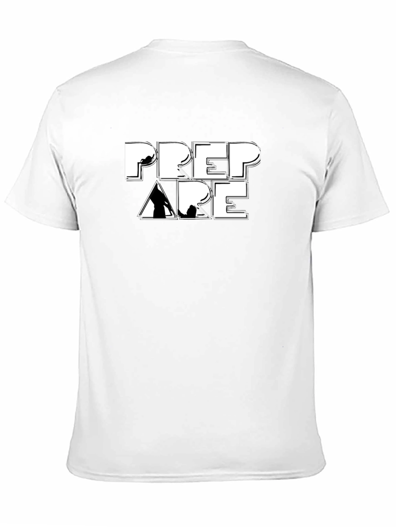 Prepare Mountain Climbing Black T-Shirt