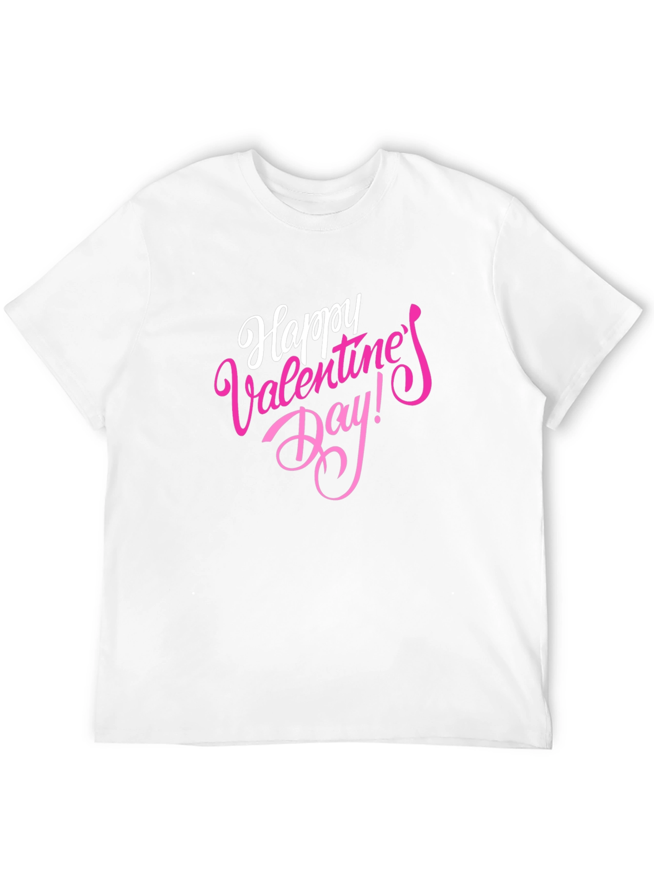 Happy Valentines Day Black T-Shirt