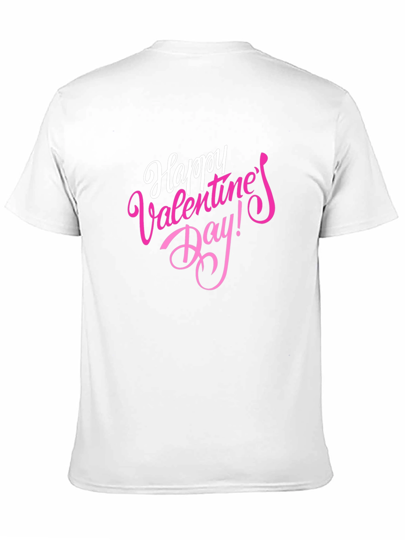 Happy Valentines Day Black T-Shirt