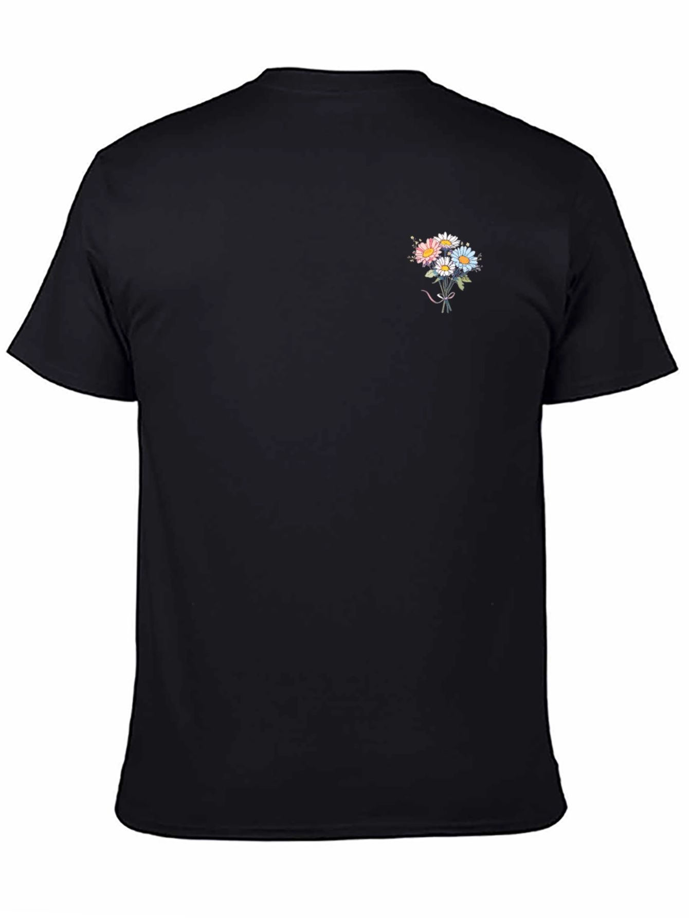 Floral Bouquet Graphic Tee - Soft Cotton