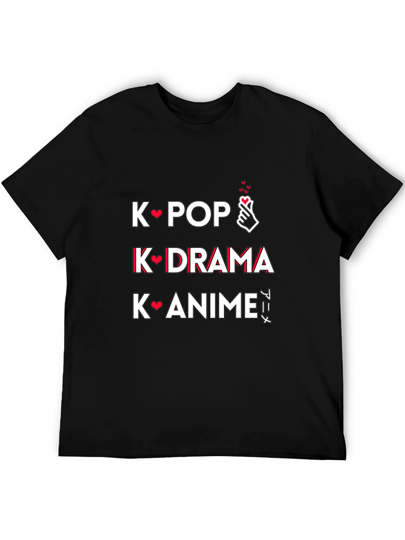 K-Pop K-Drama K-Anime T-Shirt