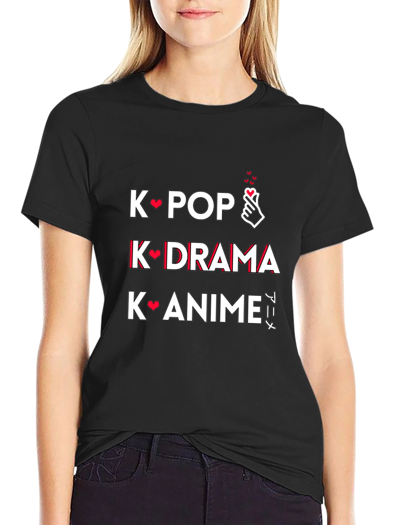 K-Pop K-Drama K-Anime T-Shirt