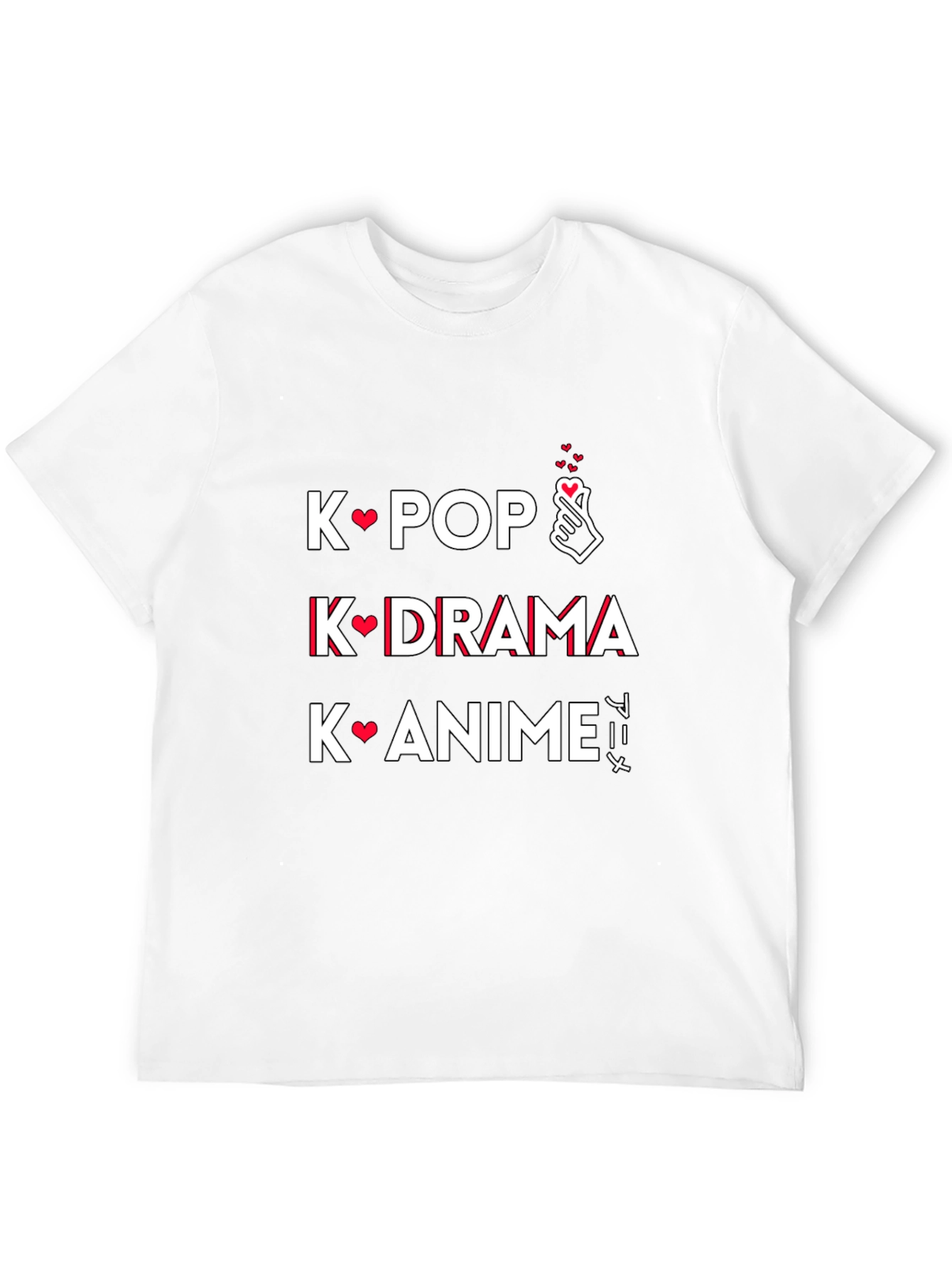 K-Pop K-Drama K-Anime T-Shirt