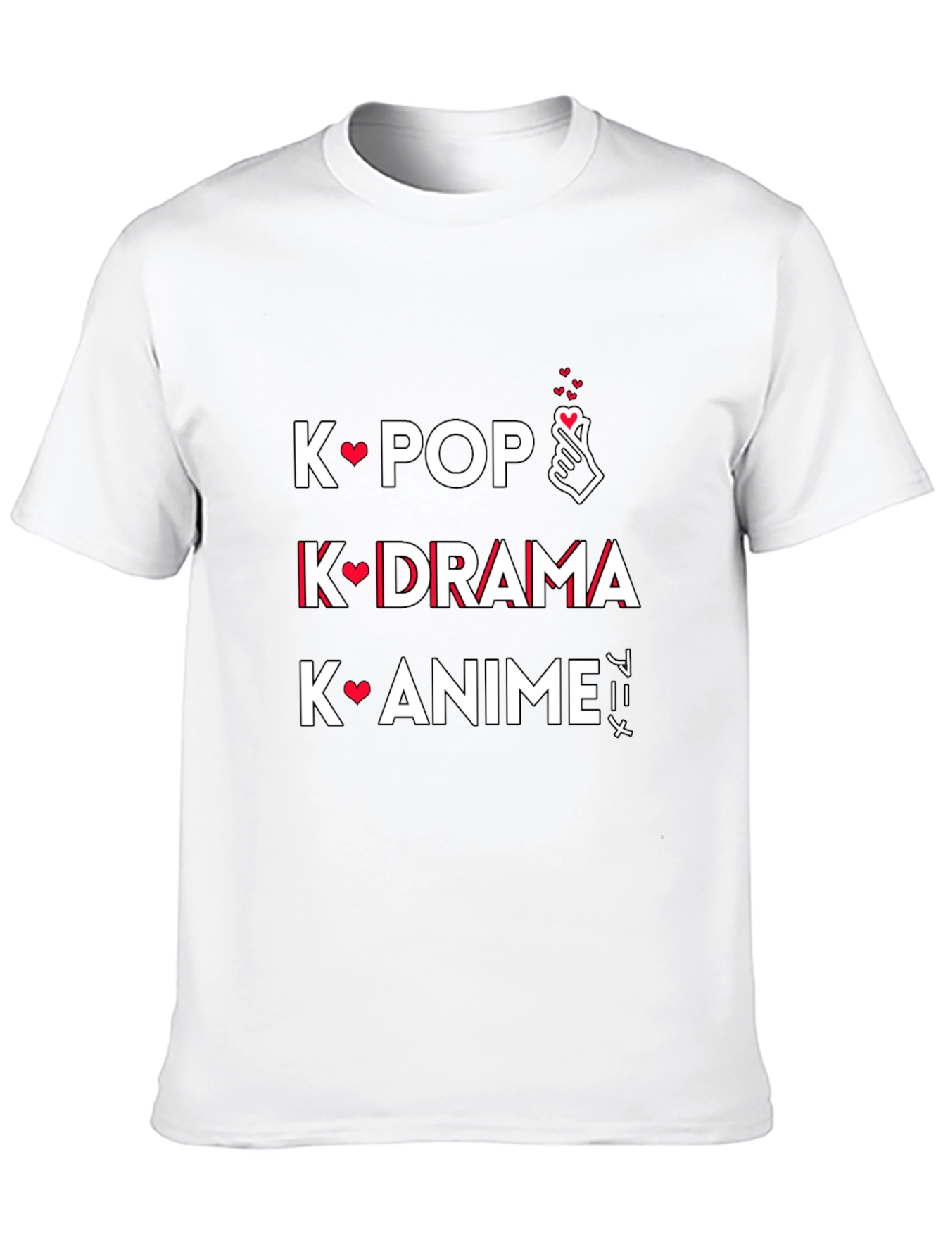 K-Pop K-Drama K-Anime T-Shirt