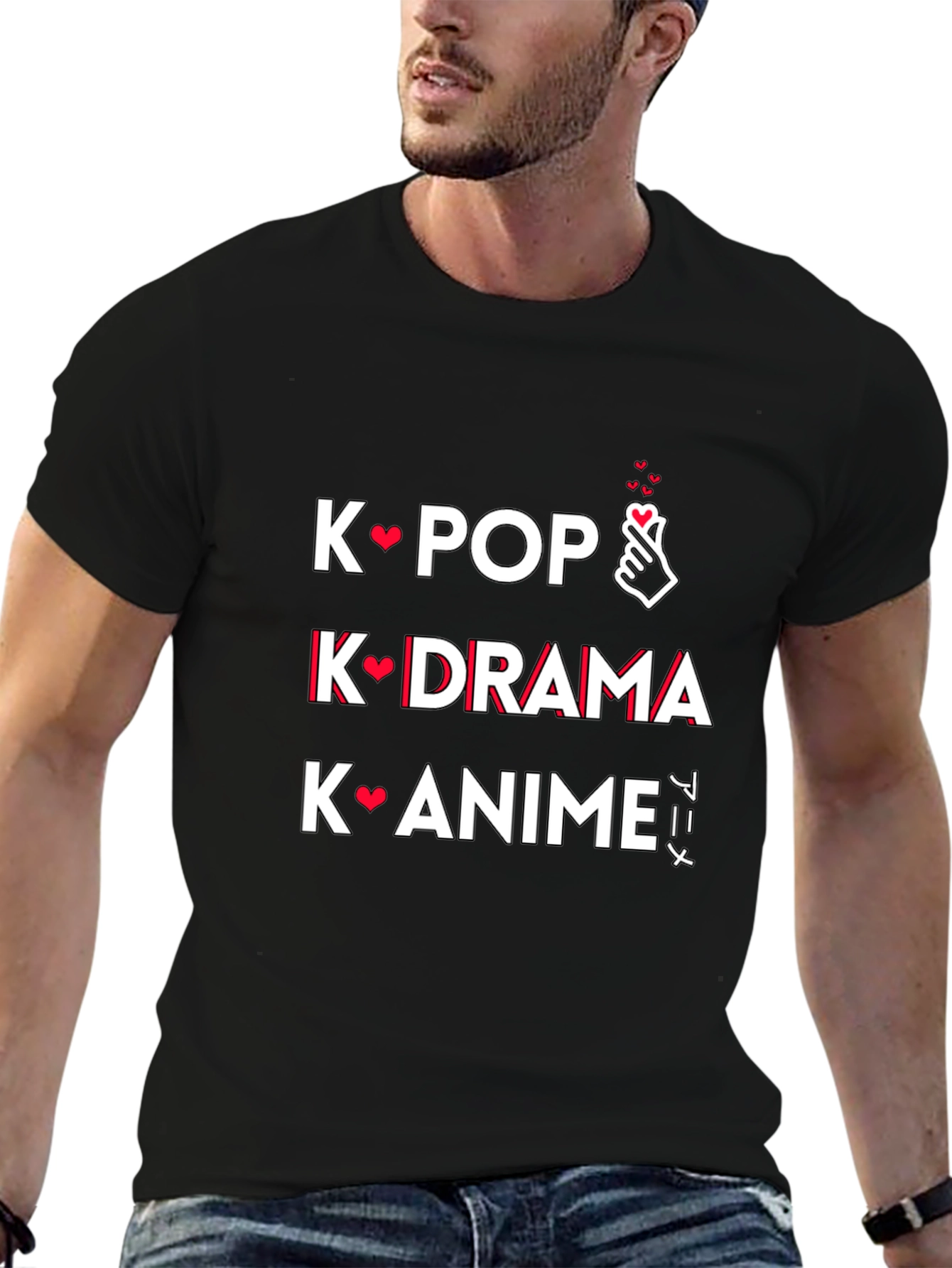 K-Pop K-Drama K-Anime T-Shirt