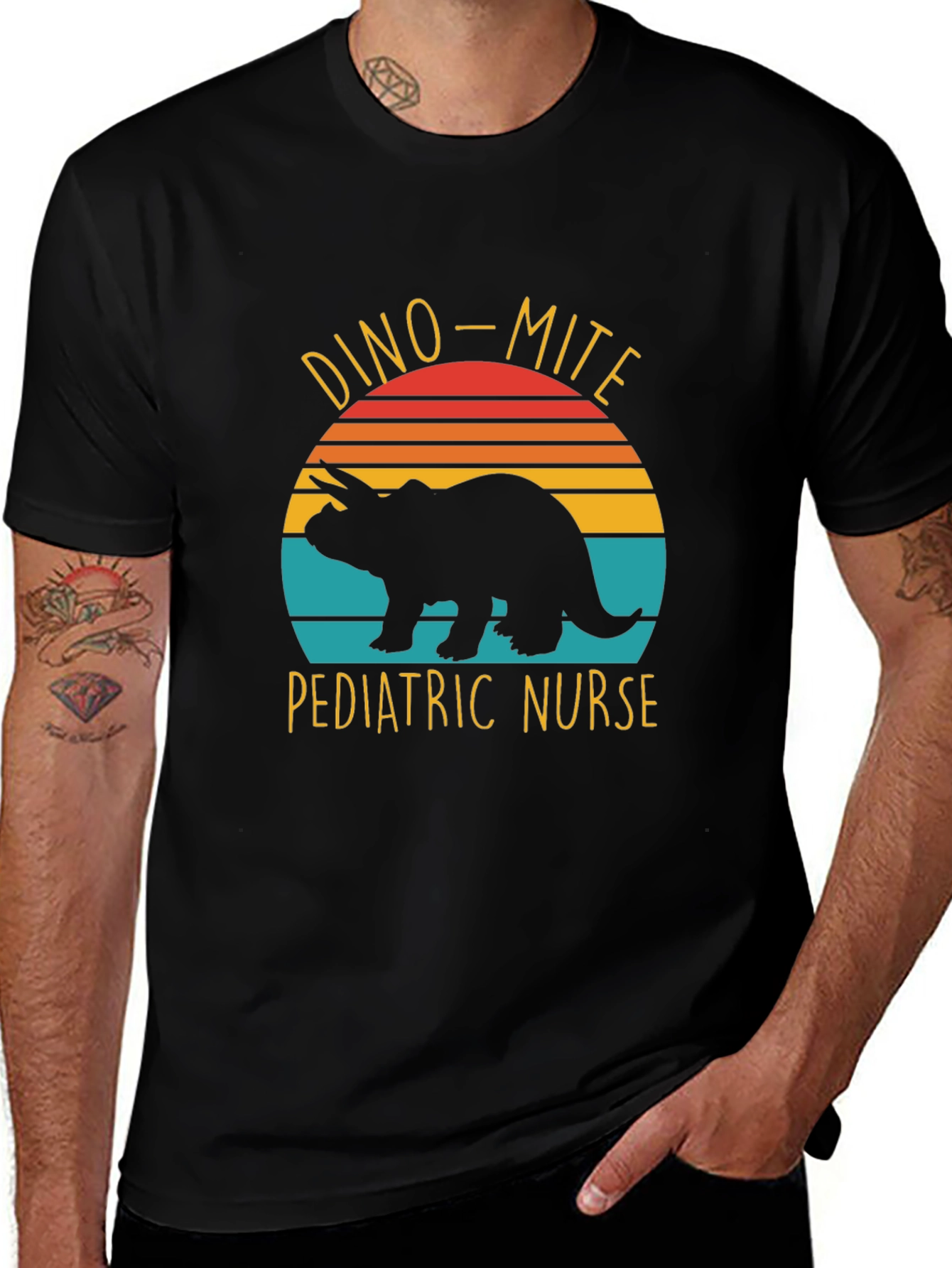 Dino-Mite Pediatric Nurse T-Shirt