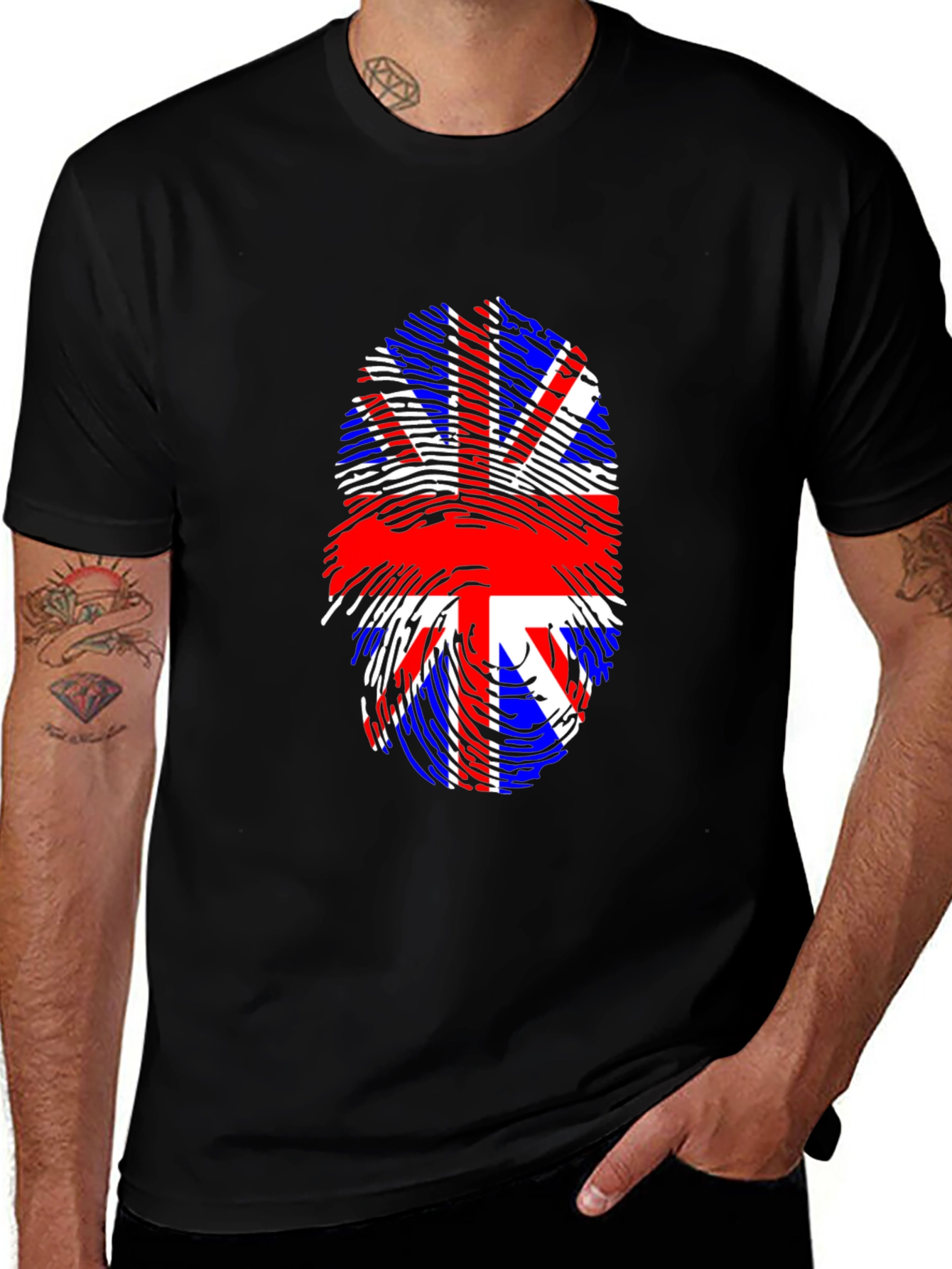Union Jack Fingerprint T-Shirt