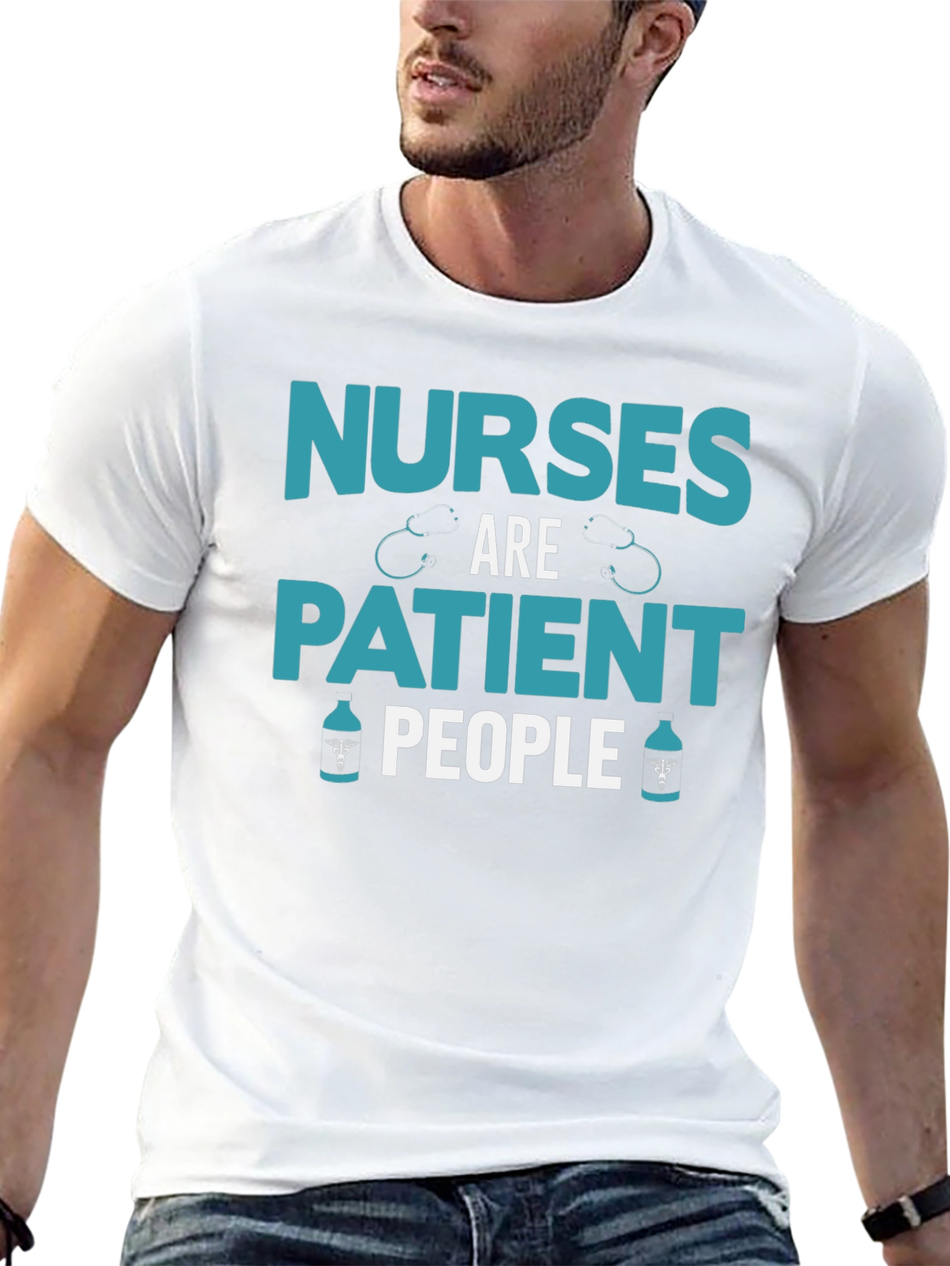 Nurses Are Patient People Graphic Tee