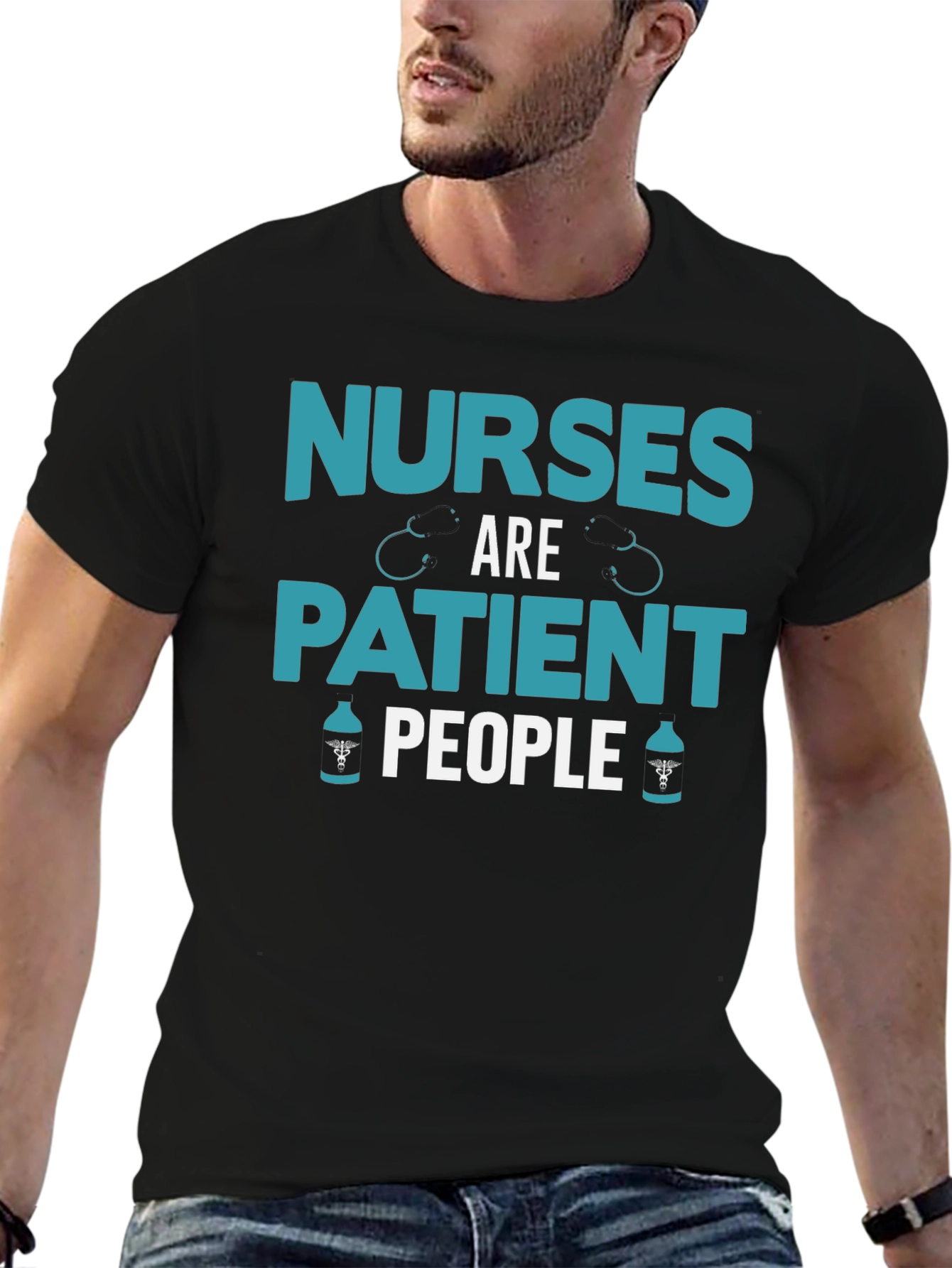 Nurses Are Patient People Graphic Tee