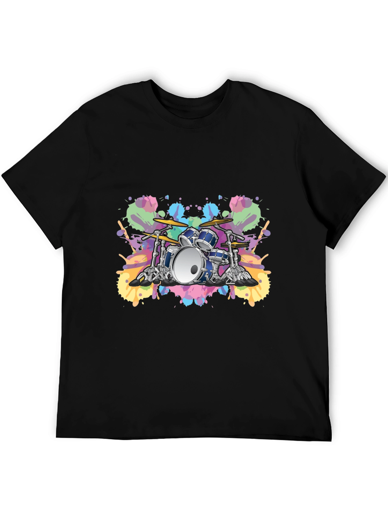 Drum Set Graphic Tee - Musicians Style
