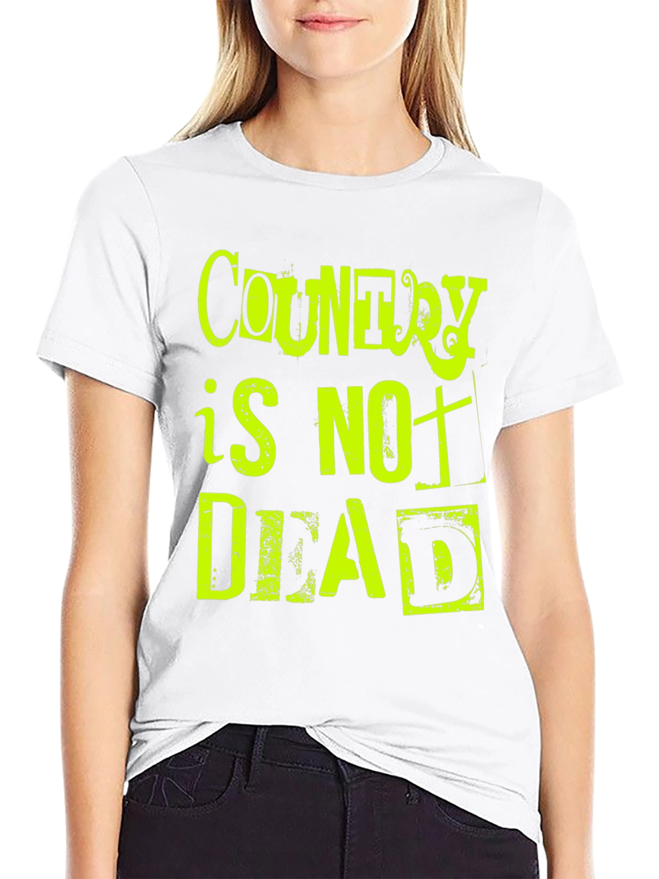 Country is Not Dead T-Shirt - Black Graphic Tee