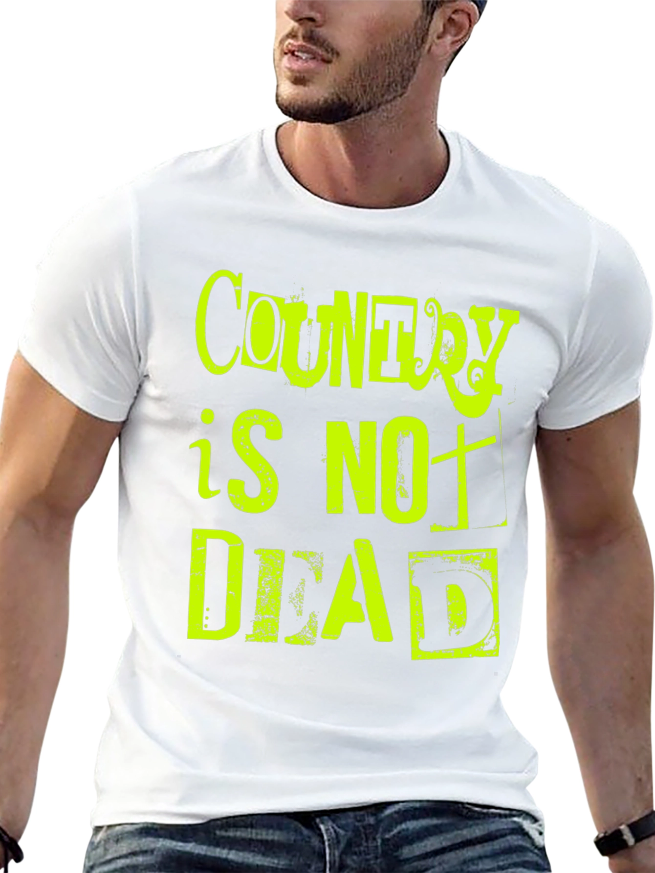 Country is Not Dead T-Shirt - Black Graphic Tee