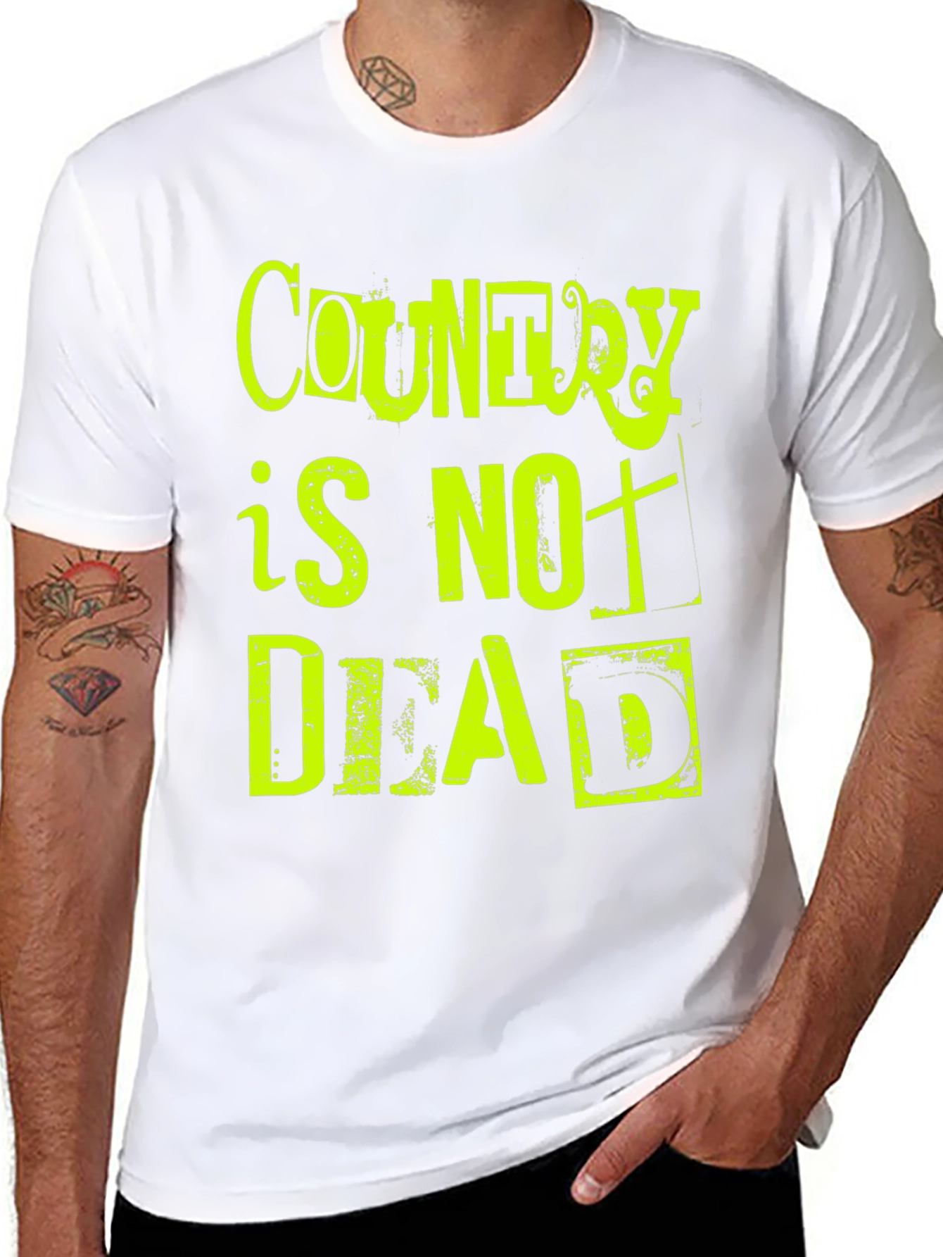 Country is Not Dead T-Shirt - Black Graphic Tee