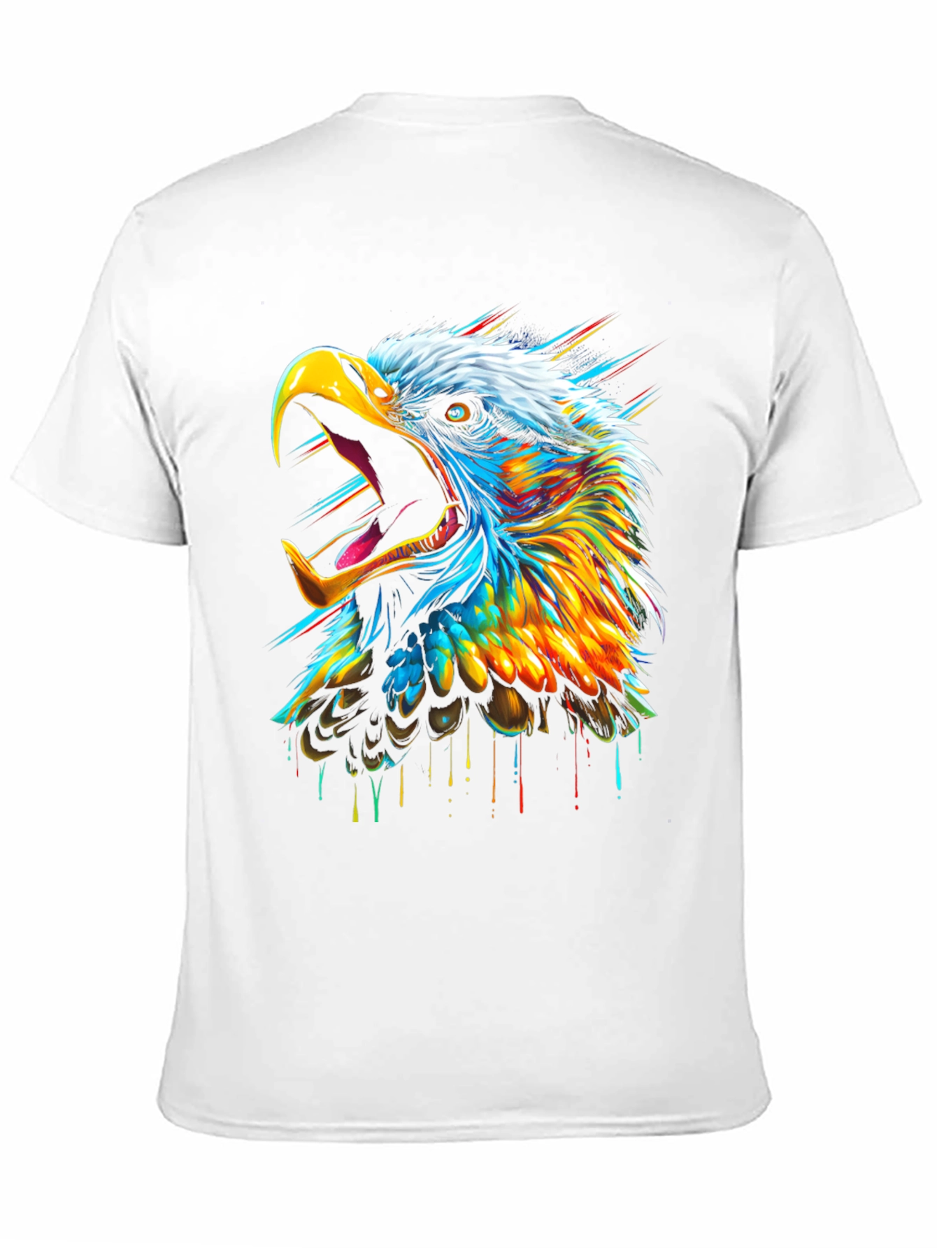 Bold Eagle Graphic T-Shirt - Vibrant Design