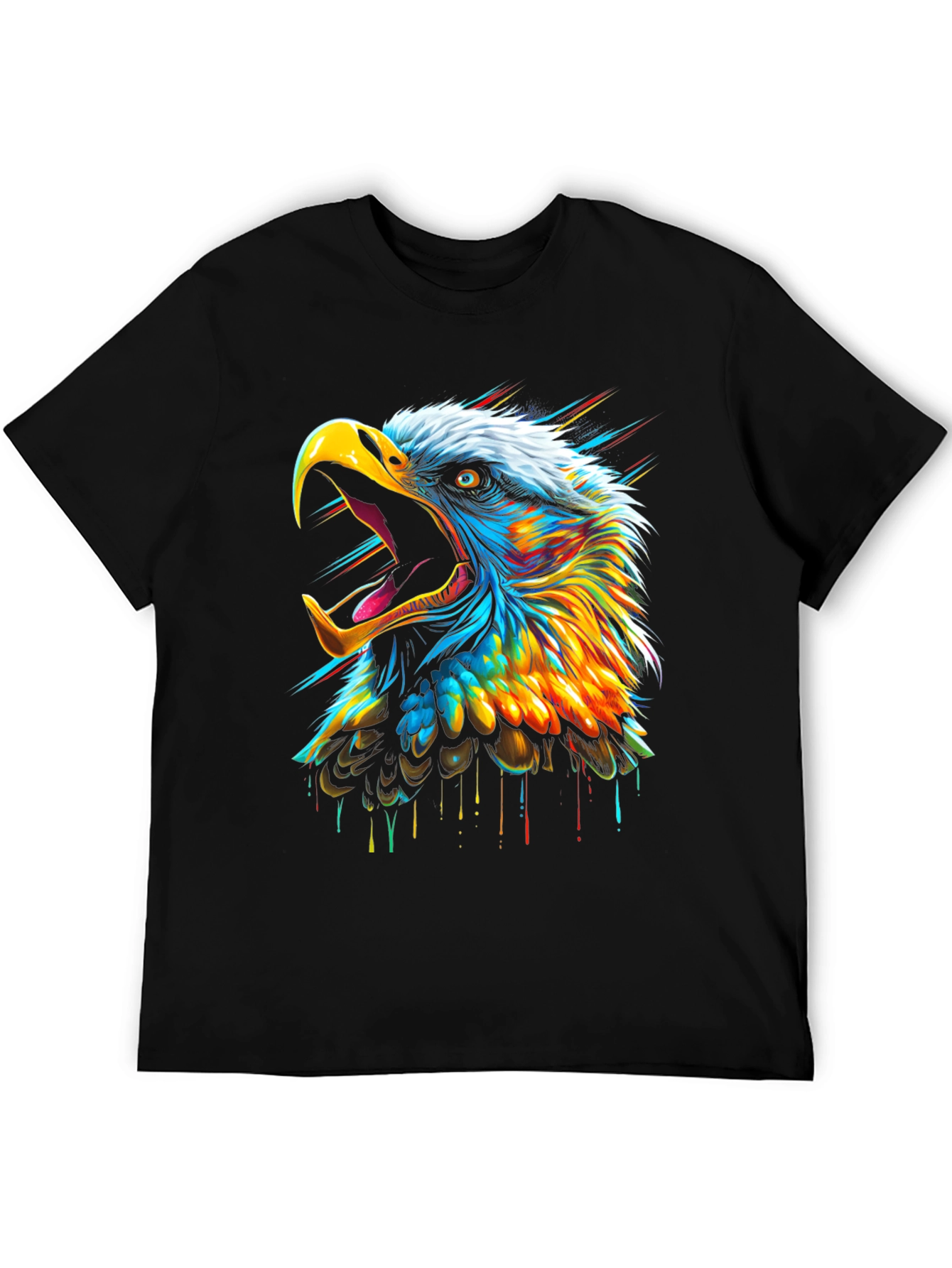 Bold Eagle Graphic T-Shirt - Vibrant Design
