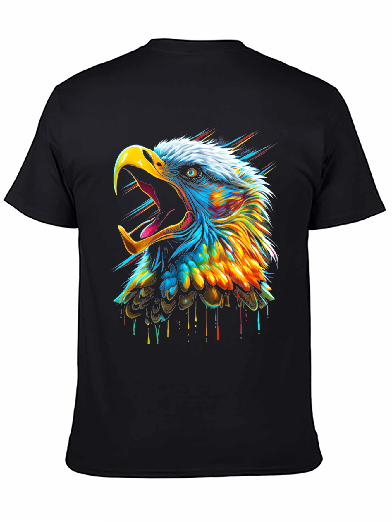Bold Eagle Graphic T-Shirt - Vibrant Design