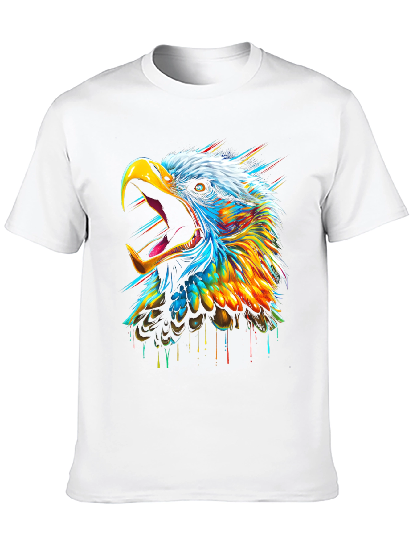 Bold Eagle Graphic T-Shirt - Vibrant Design