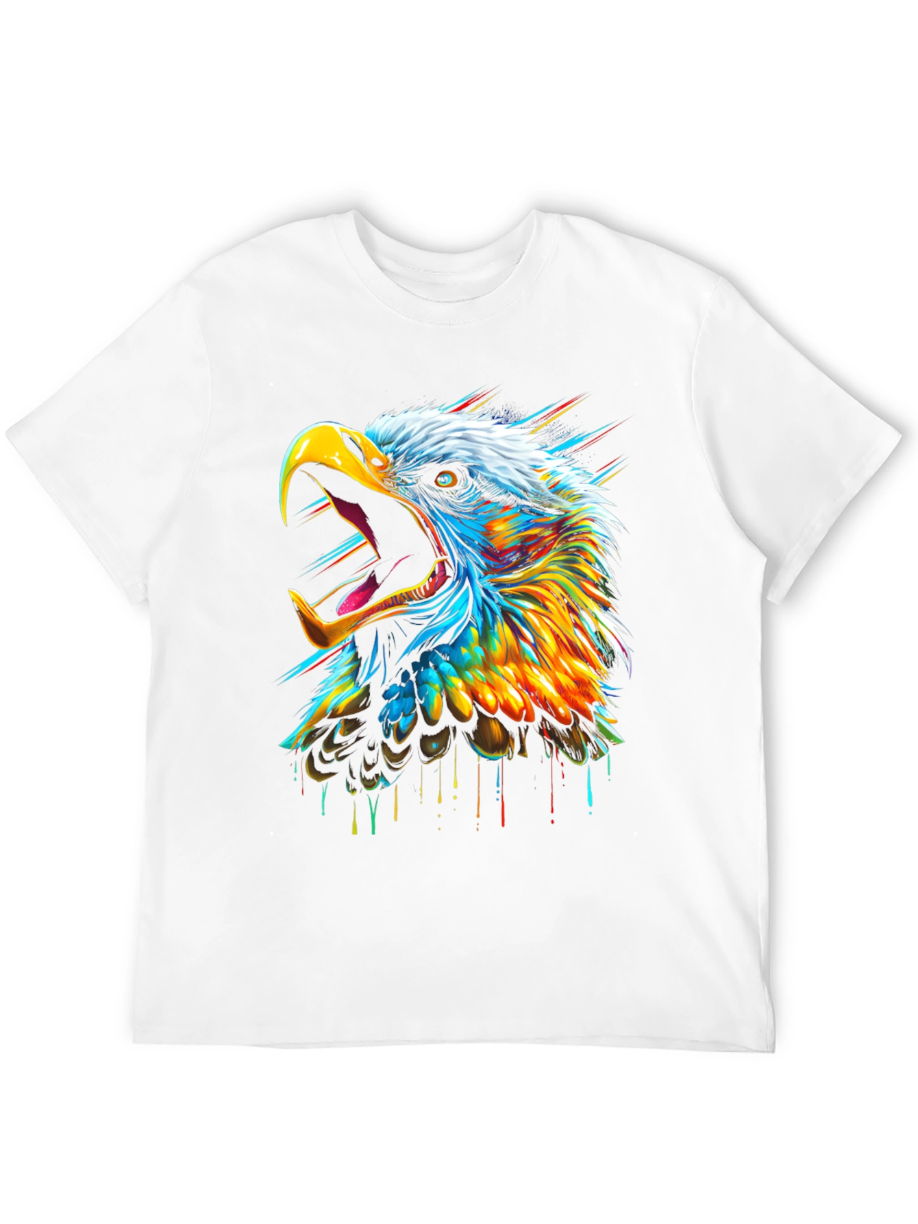 Bold Eagle Graphic T-Shirt - Vibrant Design