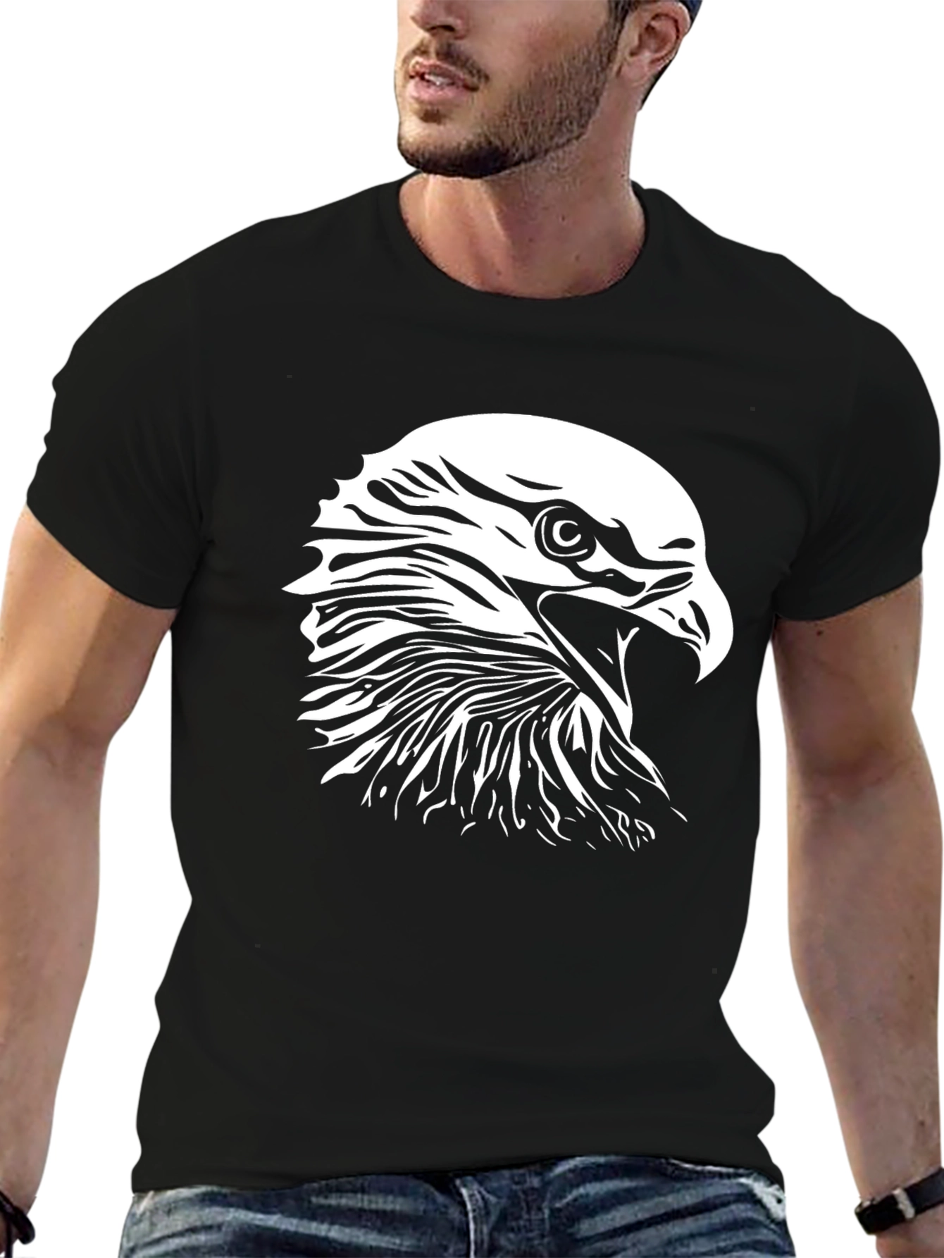 Eagle Graphic Tee - Black T-Shirt