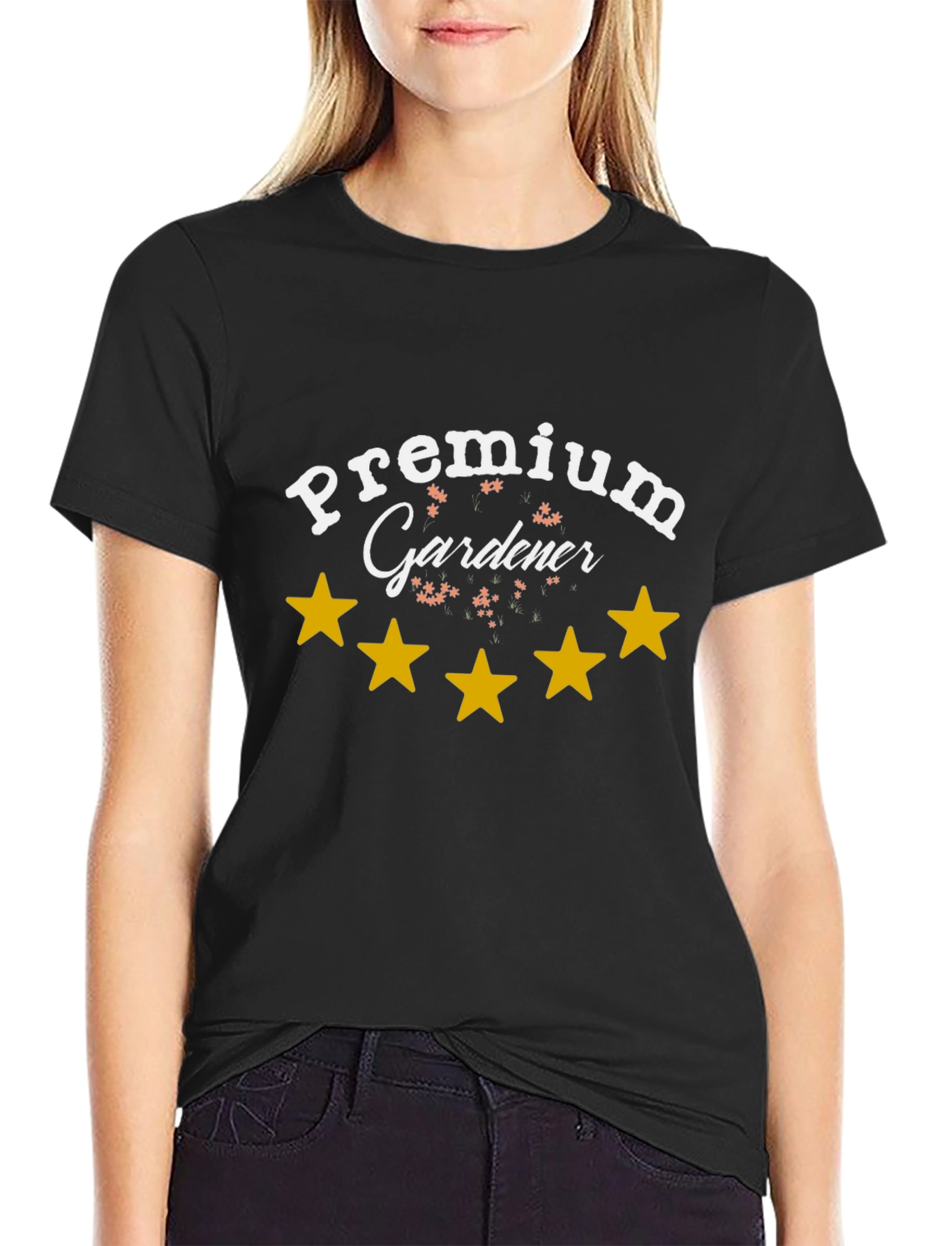 Premium Gardener T-Shirt - Five Star Design