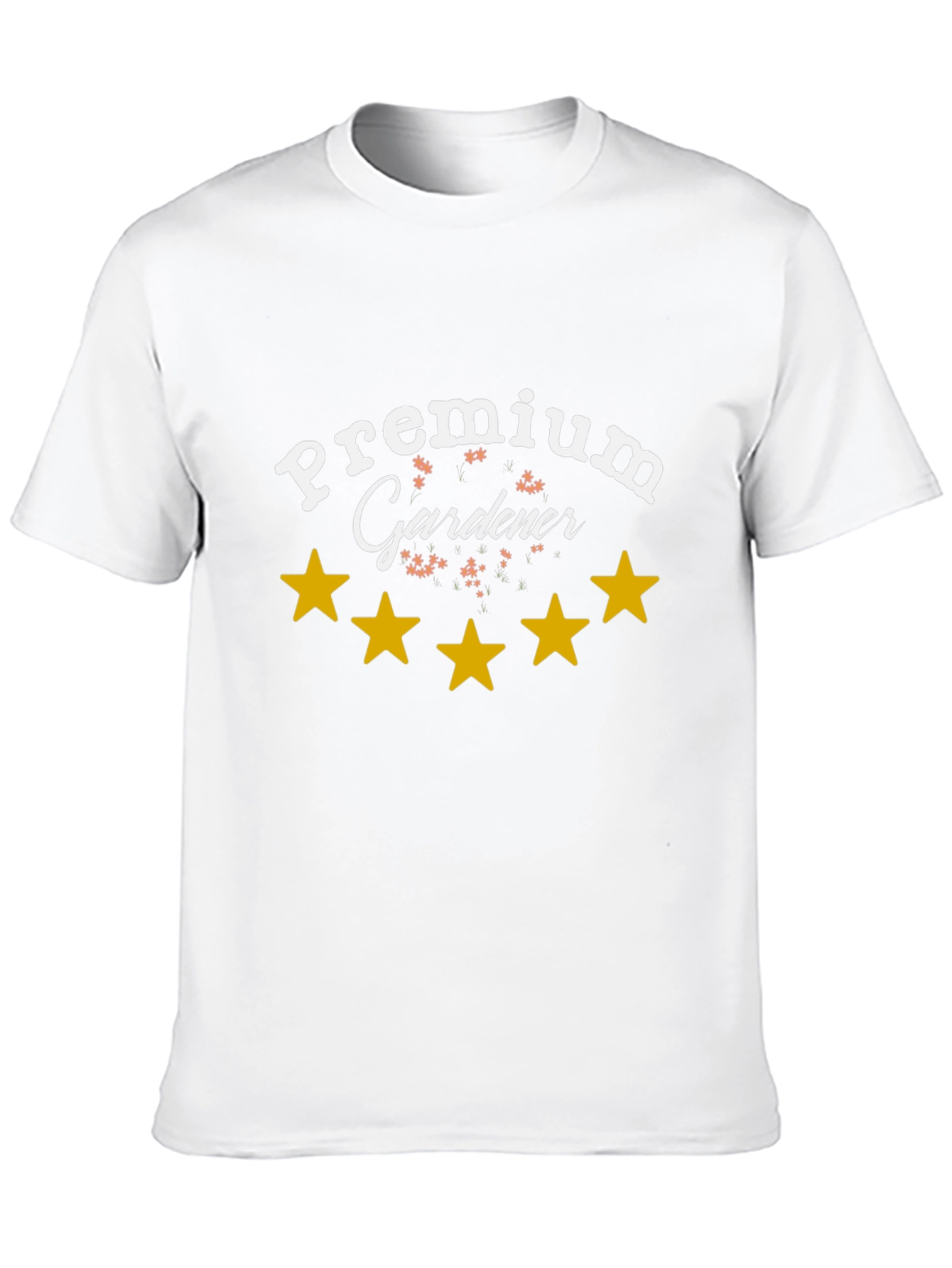 Premium Gardener T-Shirt - Five Star Design