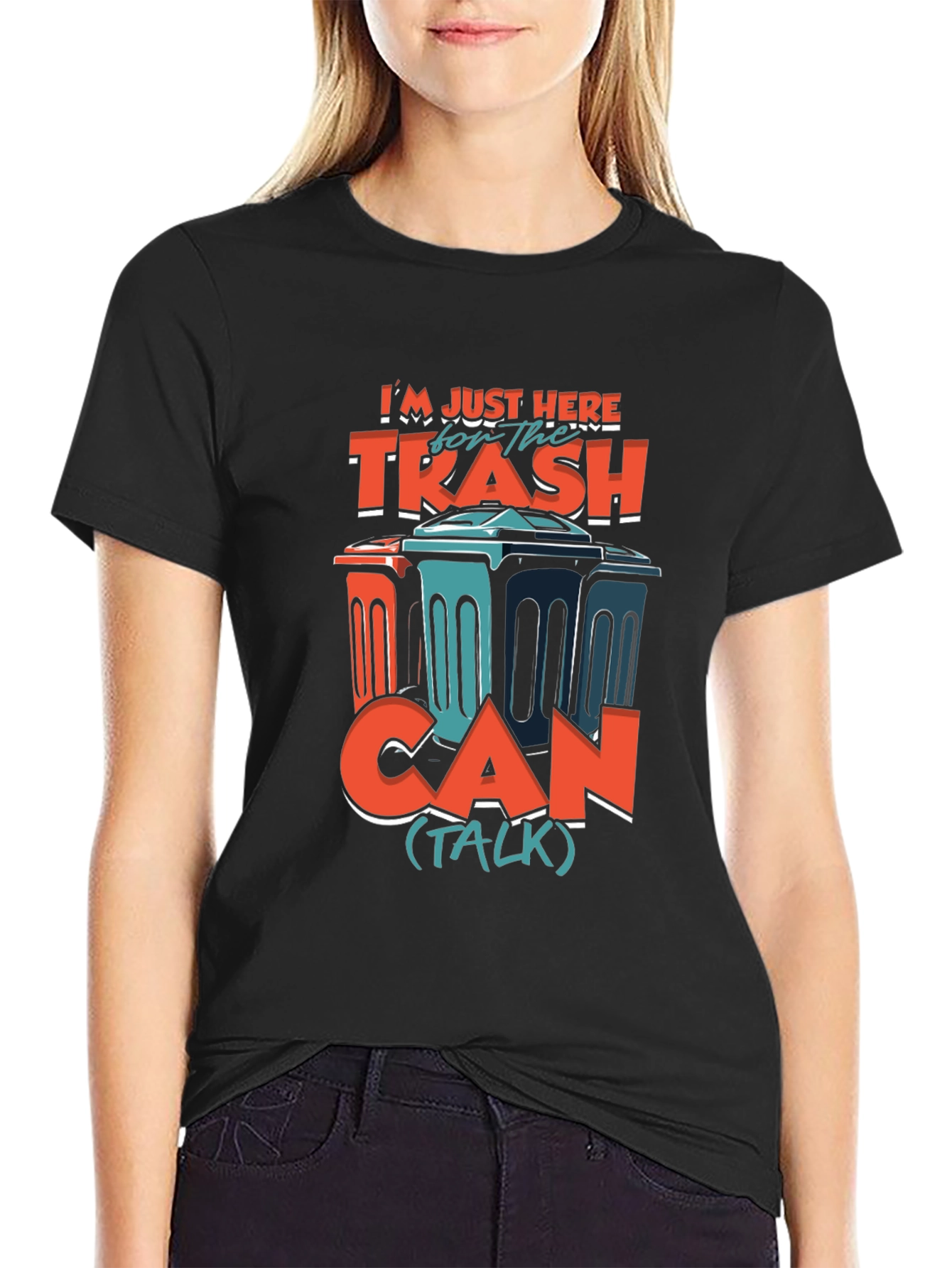 Trash Can Talk T-Shirt - Humorous Graphic Tee