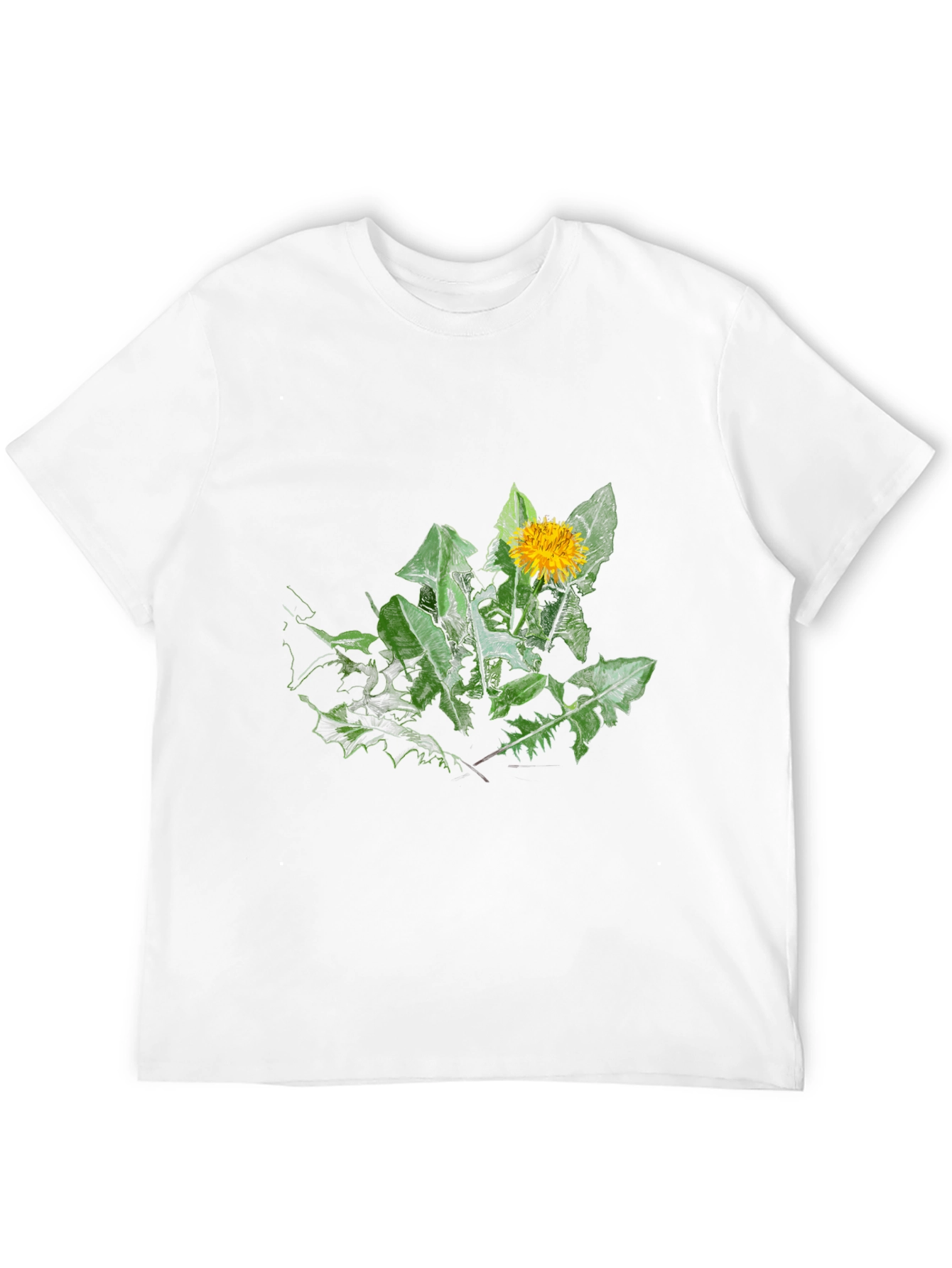 Dandelion Graphic Black T-Shirt